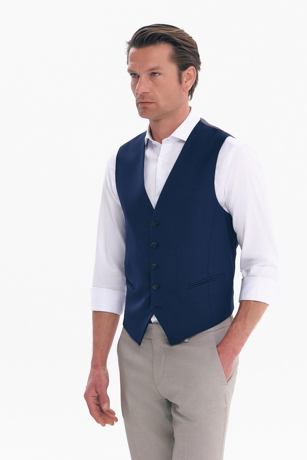 ΑΝΔΡΙΚΟ ΜΠΛΕ ΓΙΛΕΚΟ REGULAR FIT PORTOBELLO'S