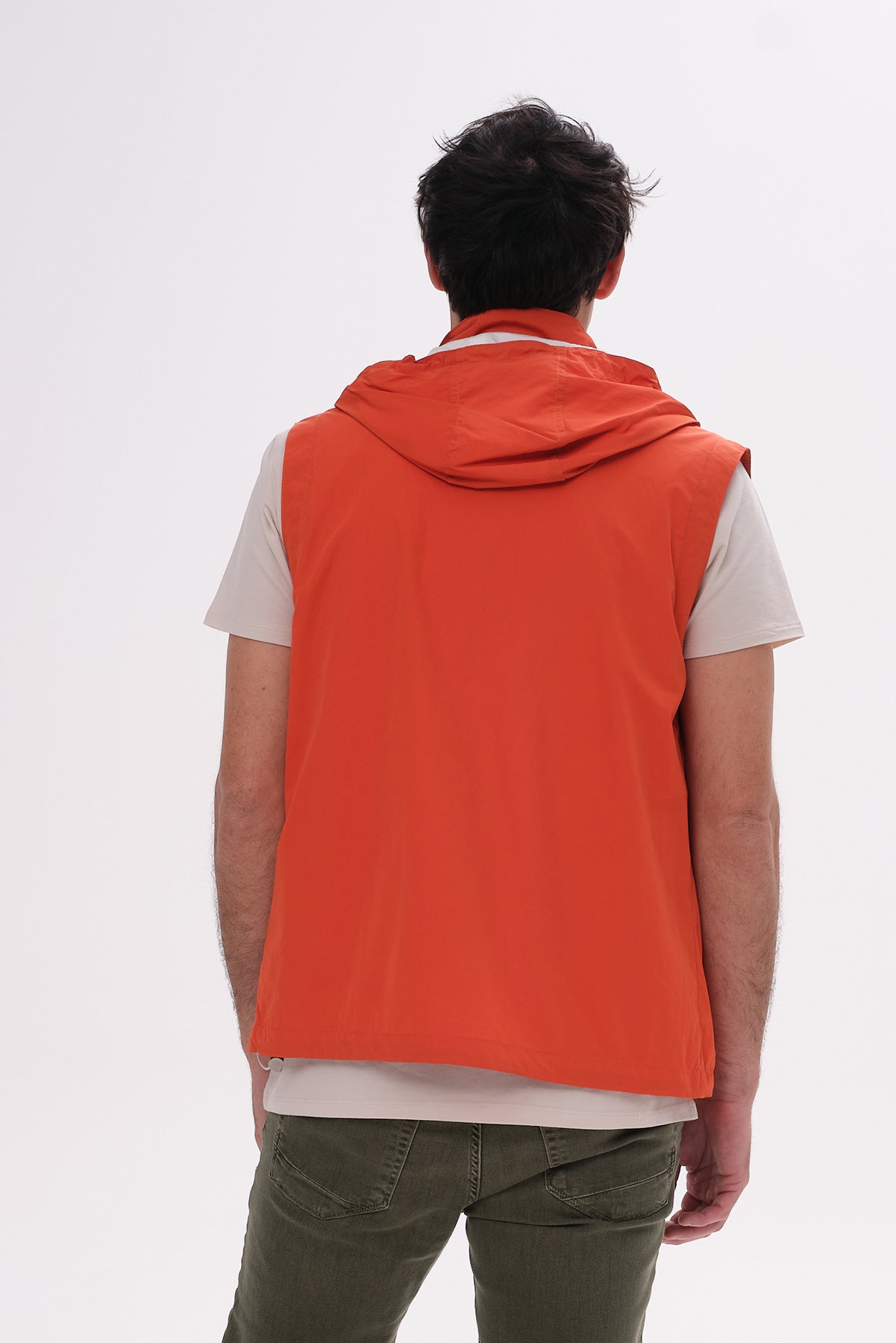 ΑΝΔΡΙΚΟ ΑΜΑΝΙΚΟ ΓΙΛΕΚΟ ΜΕ ΚΟΥΚΟΥΛΑ PORTOBELLO'S ΣΕ ΠΟΡΤΟΚΑΛΙ ΧΡΩΜΑ