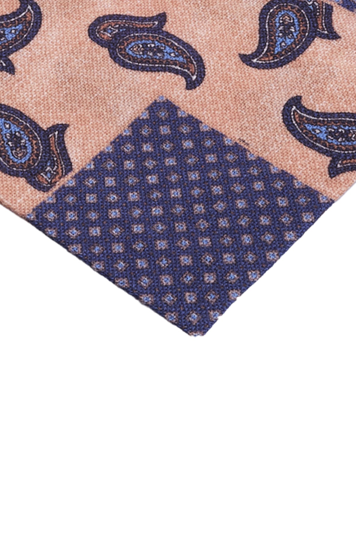 ΑΝΔΡΙΚΟ ΜΠΛΕ ΜΠΕΖ ΜΑΛΛΙΝΟ ΜΑΝΤΗΛΙ ΠΟΣΕΤ ΜΕ ΜΟΤΙΒΑ ΚΑΙ ΛΑΧΟΥΡΙΑ