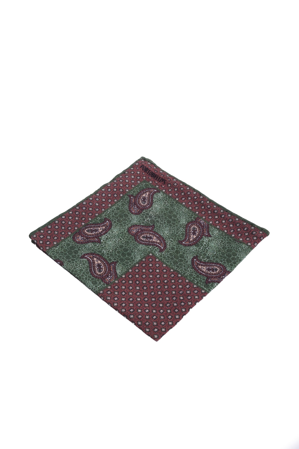 ΑΝΔΡΙΚΟ ΠΡΑΣΙΝΟ ΜΠΟΡΝΤΟ ΜΑΝΤΗΛΙ ΠΟΣΕΤ ΜΑΛΛΙΝΟ ΜΕ ΛΑΧΟΥΡΙΑ ΚΑΙ ΜΟΤΙΒΑ