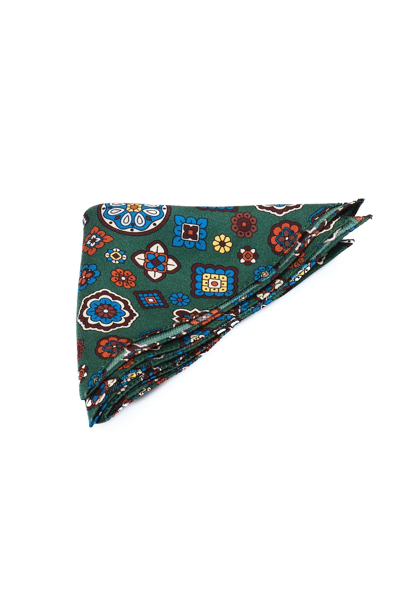 ΜΑΝΤΗΛΙ ΠΟΣΕΤ ΜΕΤΑΞΩΤΟ ΜΟLINELLI ΣΕ ΠΡΑΣΙΝΟ ΧΡΩΜΑ ΚΑΙ ΜΠΛΕ ΚΑΦΕ ΜΟΤΙΒΑ