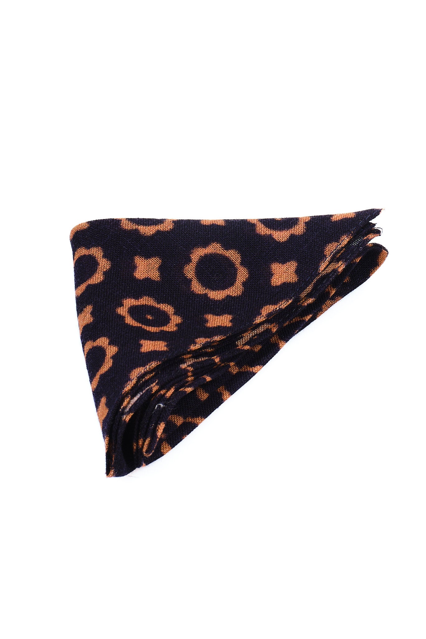 ΜΑΝΤΗΛΙ ΠΟΣΕΤ ΜΕΤΑΞΩΤΟ ΜΟLINELLI ΣΕ ΜΠΛΕ ΣΚΟΥΡΟ ΧΡΩΜΑ ΚΑΙ ΠΟΡΤΟΚΑΛΙ ΜΟΤΙΒΑ