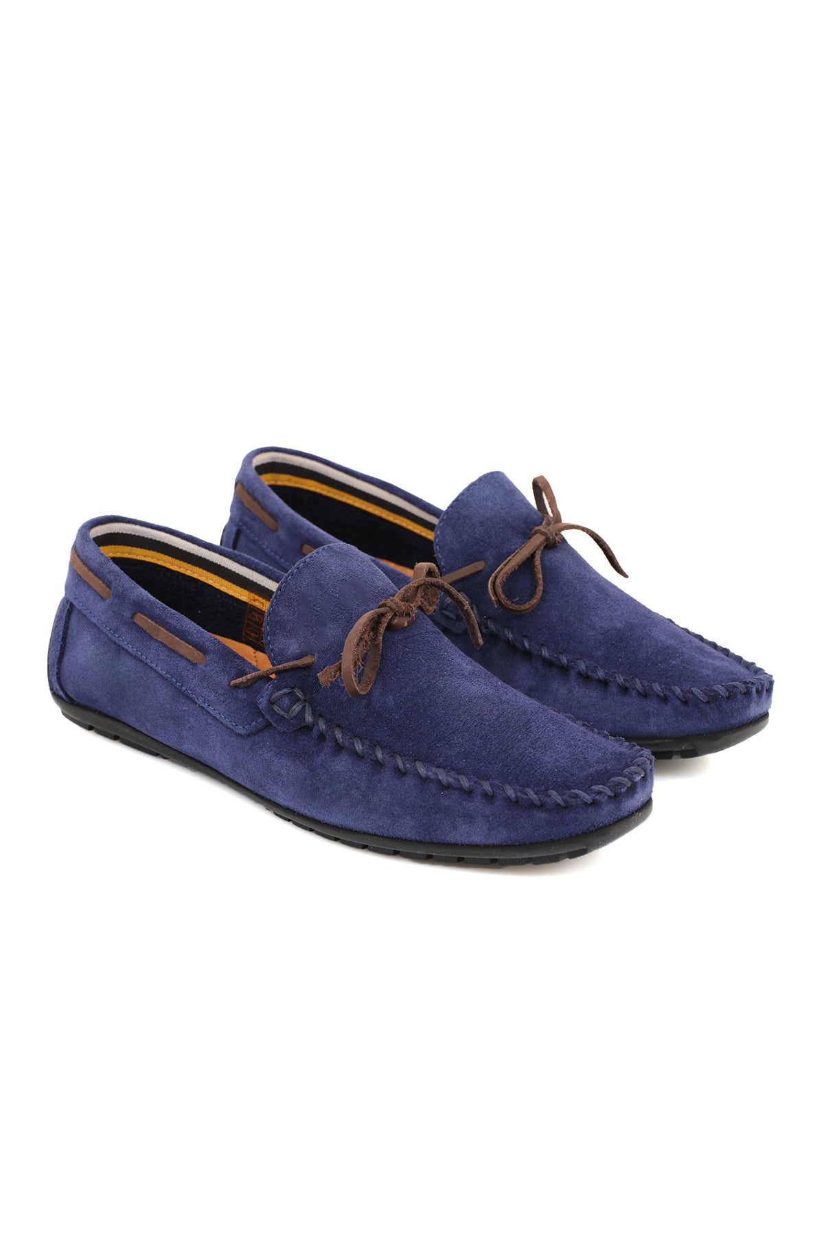 ΑΝΔΡΙΚΑ ΠΑΠΟΥΤΣΙΑ SUEDE CAR LOAFERS ΜΠΛΕ INDIGO PORTOBELLO'S
