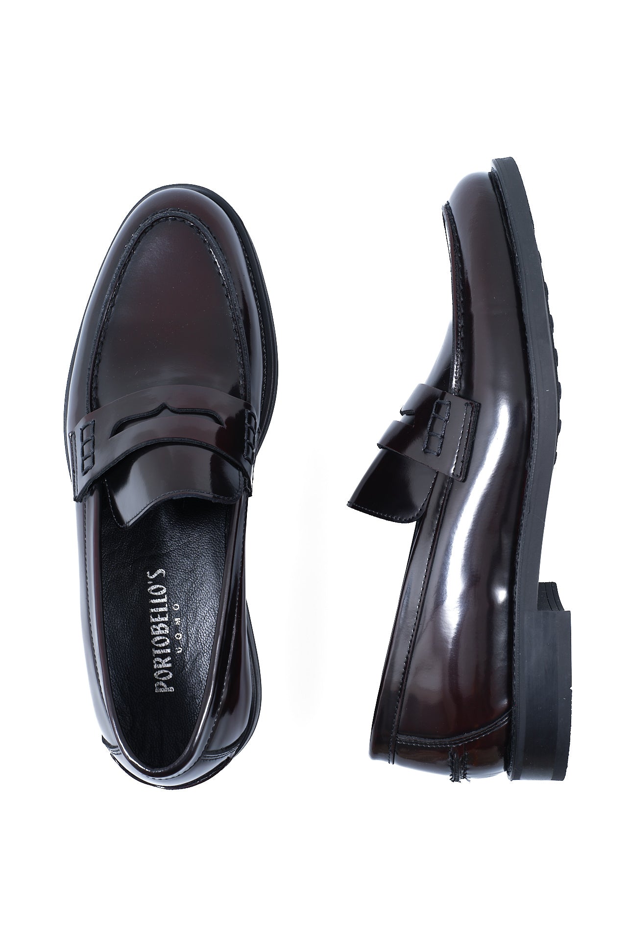 ΑΝΔΡΙΚΑ ΔΕΡΜΑΤΙΝΑ ΜΠΟΡΝΤΟ ΥΠΟΔΗΜΑΤΑ LOAFERS PORTOBELLO'S