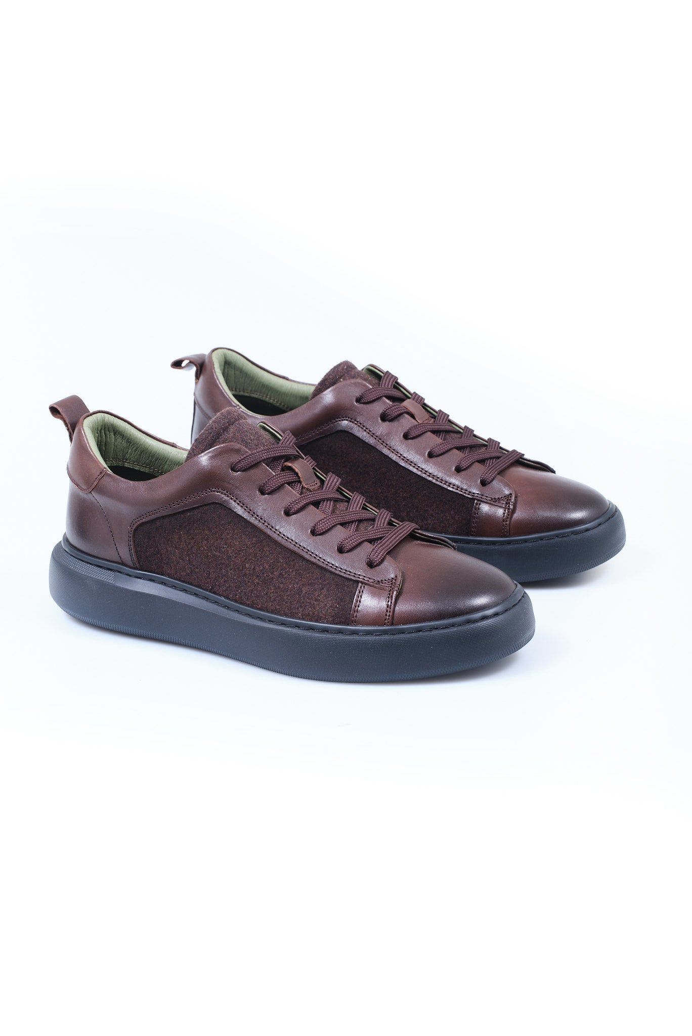 ΑΝΔΡΙΚΑ ΚΑΦΕ ΔΕΡΜΑΤΙΝΑ ΠΑΠΟΥΤΣΙΑ SNEAKERS PORTOBELLO'S