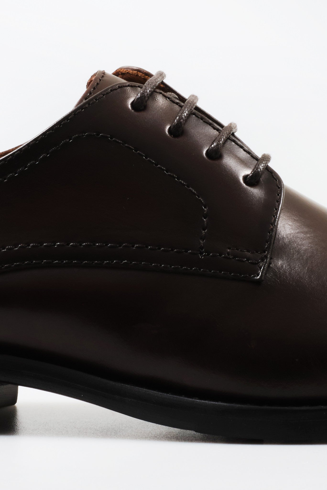 ΑΝΔΡΙΚΑ ΔΕΡΜΑΤΙΝΑ ΥΠΟΔΗΜΑΤΑ PORTOBELLO'S DERBY CAP TOE ΣΕ ΚΑΦΕ ΧΡΩΜΑ