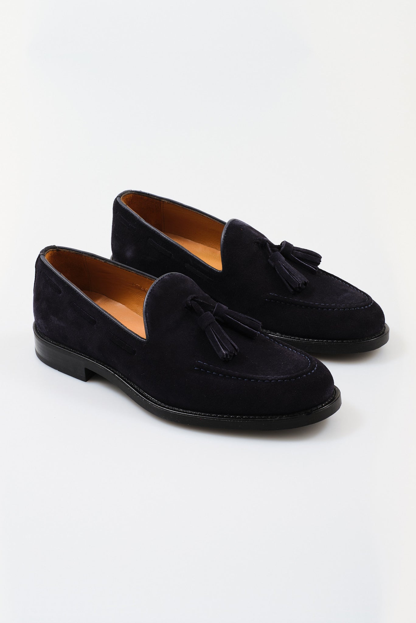 ΑΝΔΡΙΚΑ ΔΕΡΜΑΤΙΝΑ SUEDE ΥΠΟΔΗΜΑΤΑ LOAFERS TASSEL PORTOBELLO'S ΣΕ ΜΠΛΕ ΧΡΩΜΑ