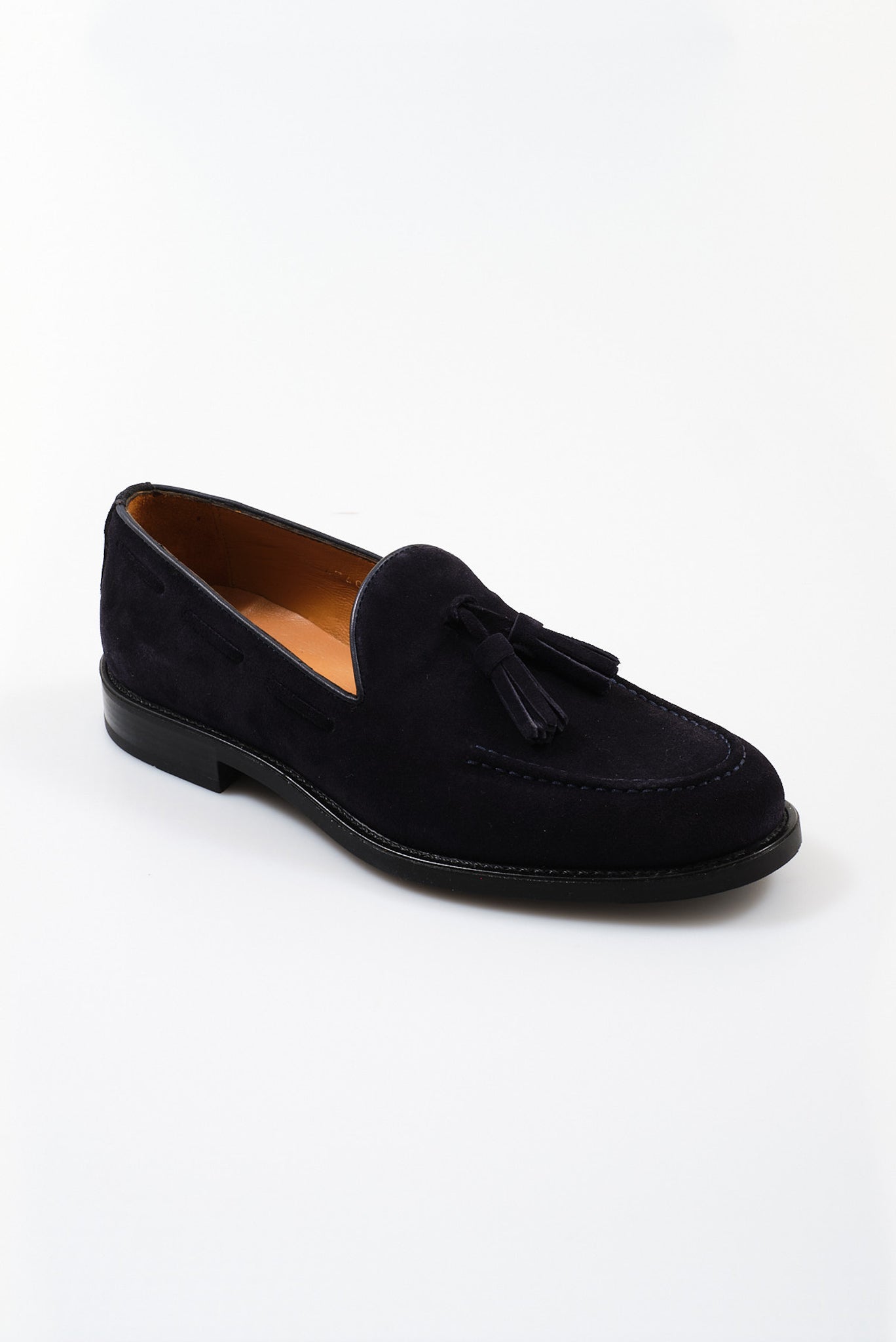 ΑΝΔΡΙΚΑ ΔΕΡΜΑΤΙΝΑ SUEDE ΥΠΟΔΗΜΑΤΑ LOAFERS TASSEL PORTOBELLO'S ΣΕ ΜΠΛΕ ΧΡΩΜΑ