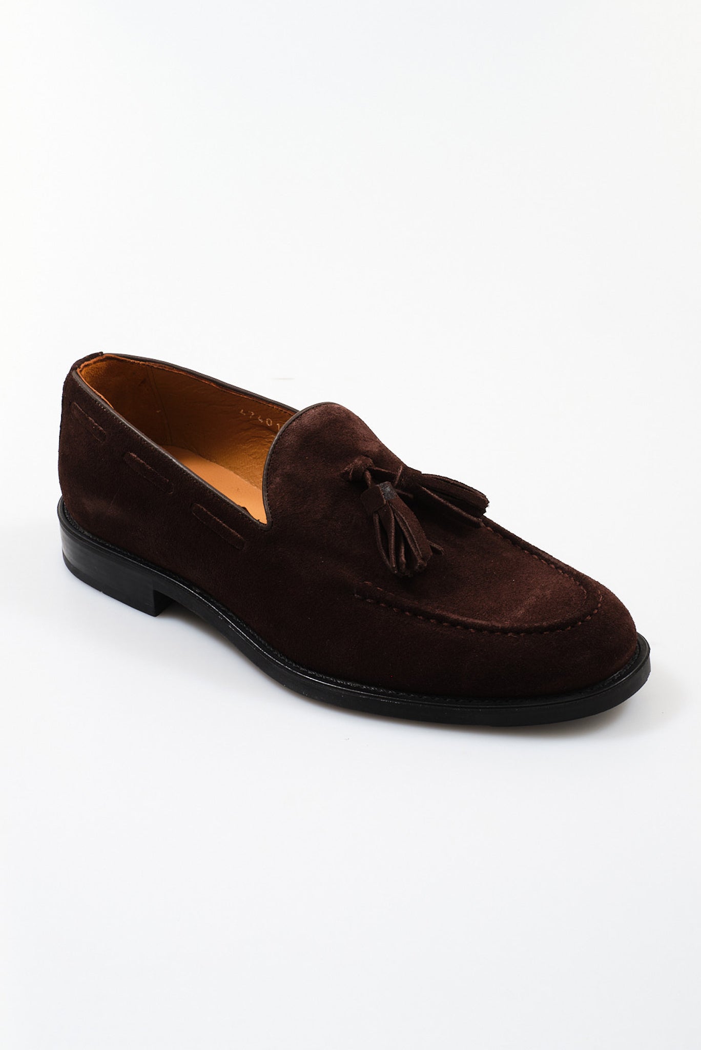 ΑΝΔΡΙΚΑ ΔΕΡΜΑΤΙΝΑ SUEDE ΥΠΟΔΗΜΑΤΑ LOAFERS TASSEL PORTOBELLO'S ΣΕ ΚΑΦΕ ΧΡΩΜΑ