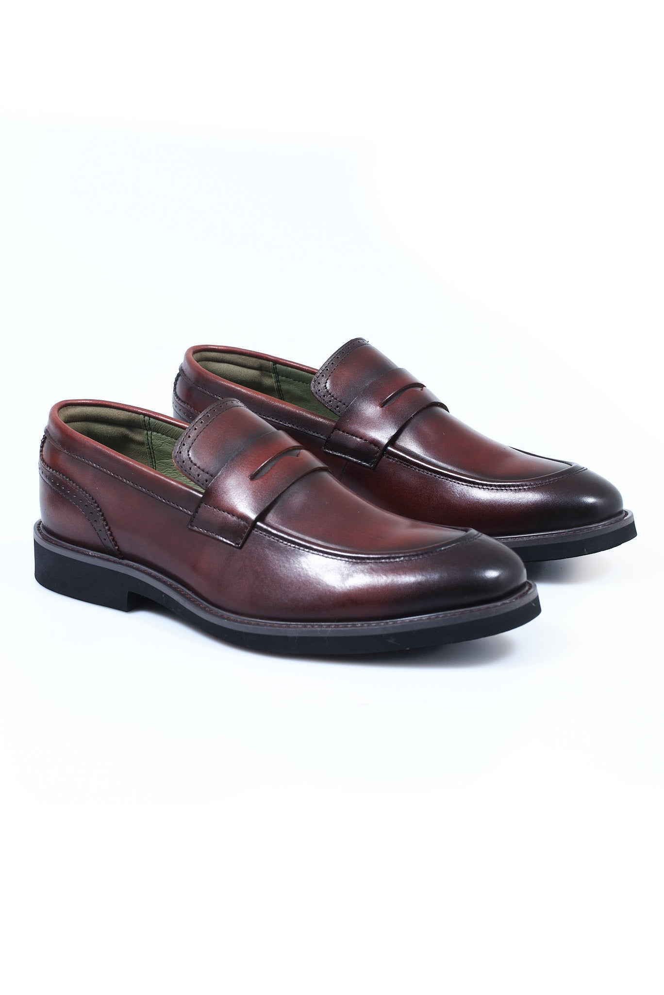 ΑΝΔΡΙΚΑ ΔΕΡΜΑΤΙΝΑ ΚΑΦΕ ΥΠΟΔΗΜΑΤΑ LOAFERS PORTOBELLO'S