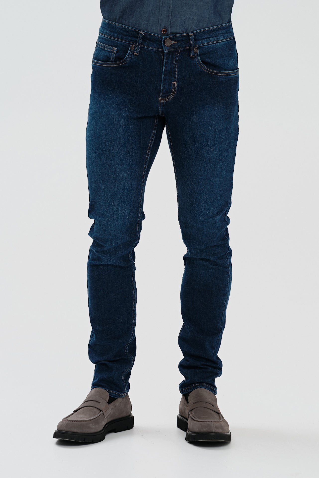 ΑΝΔΡΙΚΟ JEAN PORTOBELLO'S ΣΕ ΜΠΛΕ ΧΡΩΜΑ COMFORT FIT