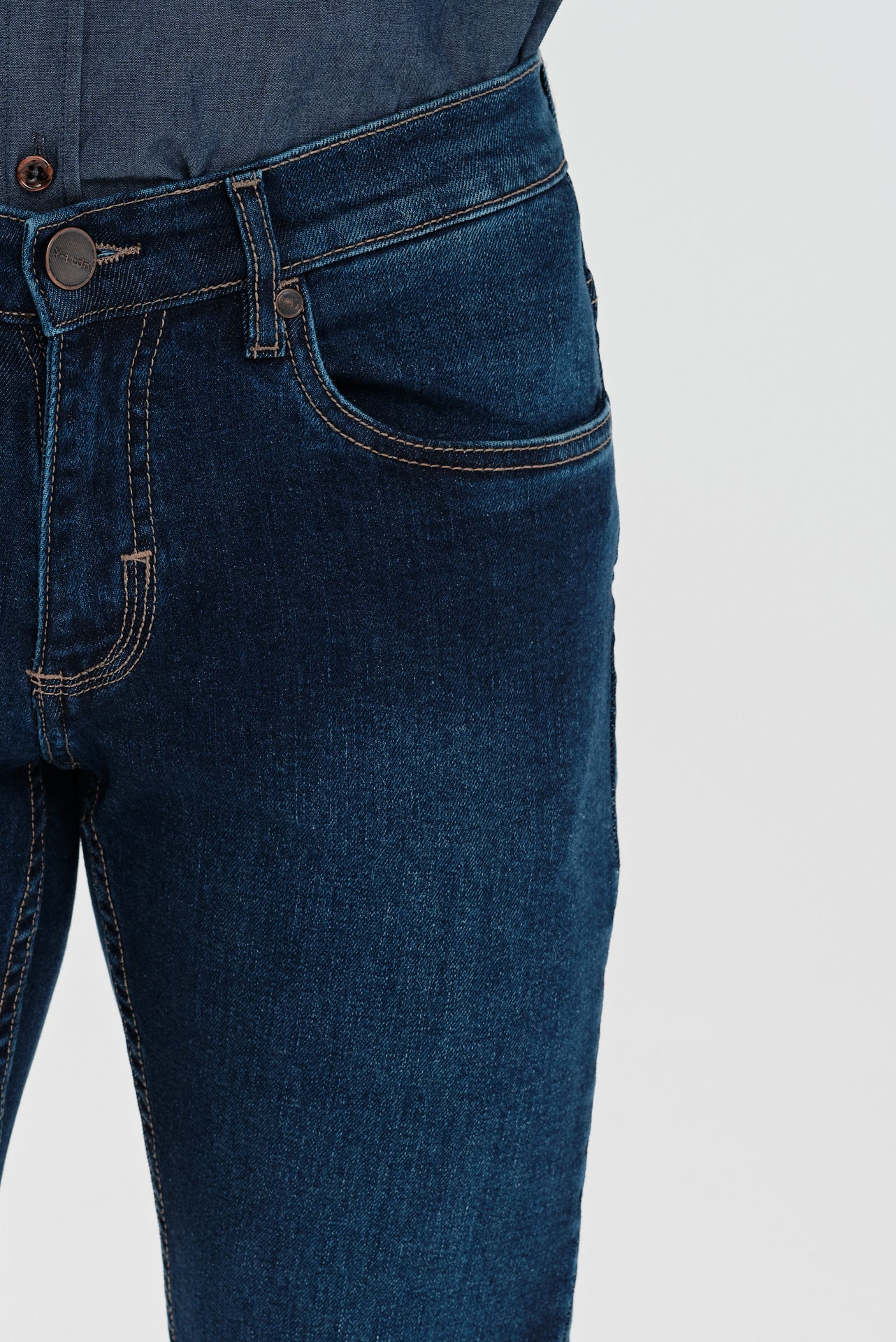 ΑΝΔΡΙΚΟ JEAN PORTOBELLO'S ΣΕ ΜΠΛΕ ΧΡΩΜΑ COMFORT FIT