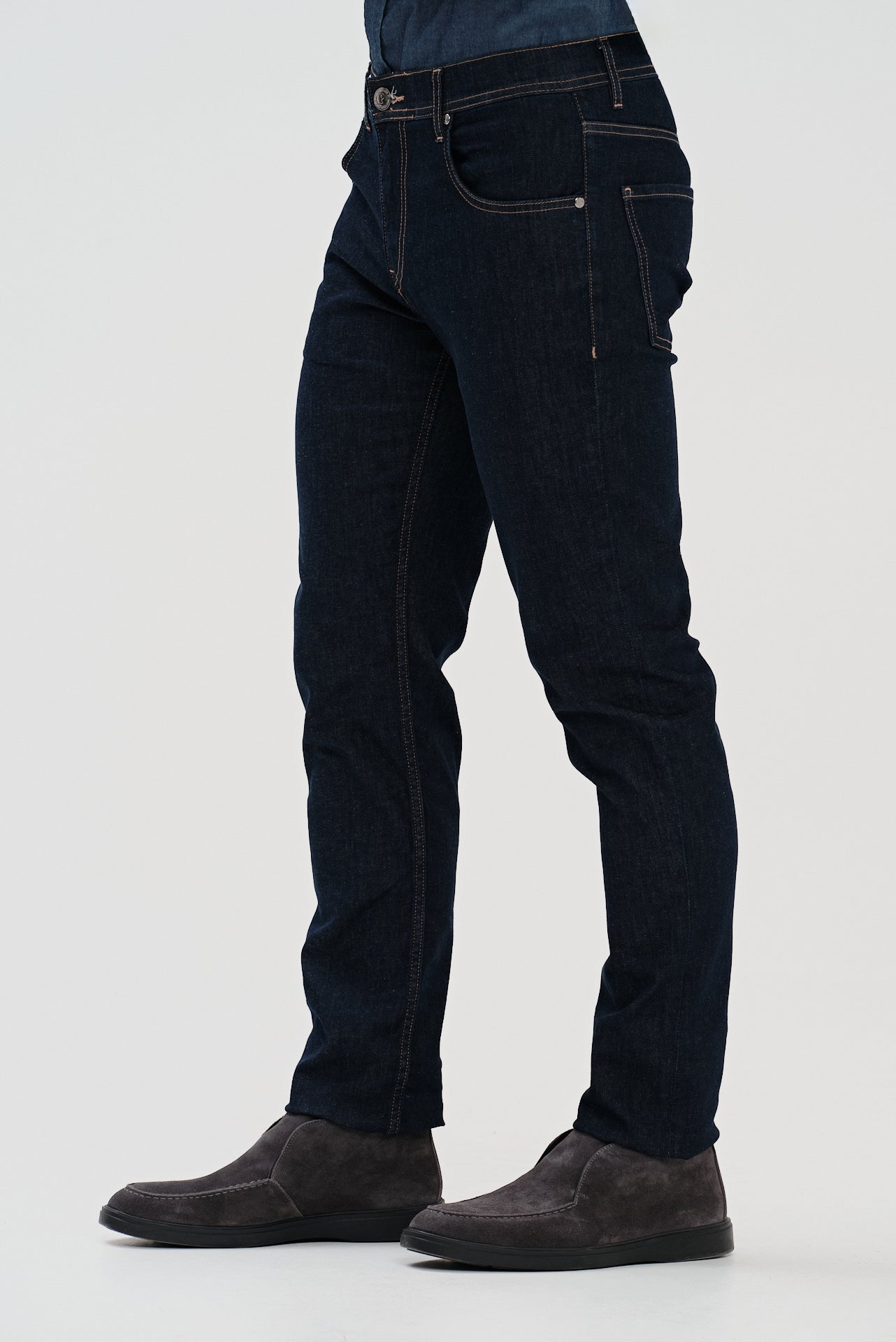 ΑΝΔΡΙΚΟ JEAN ΜΠΛΕ ΣΚΟΥΡΟ PORTOBELLO'S SLIM FIT