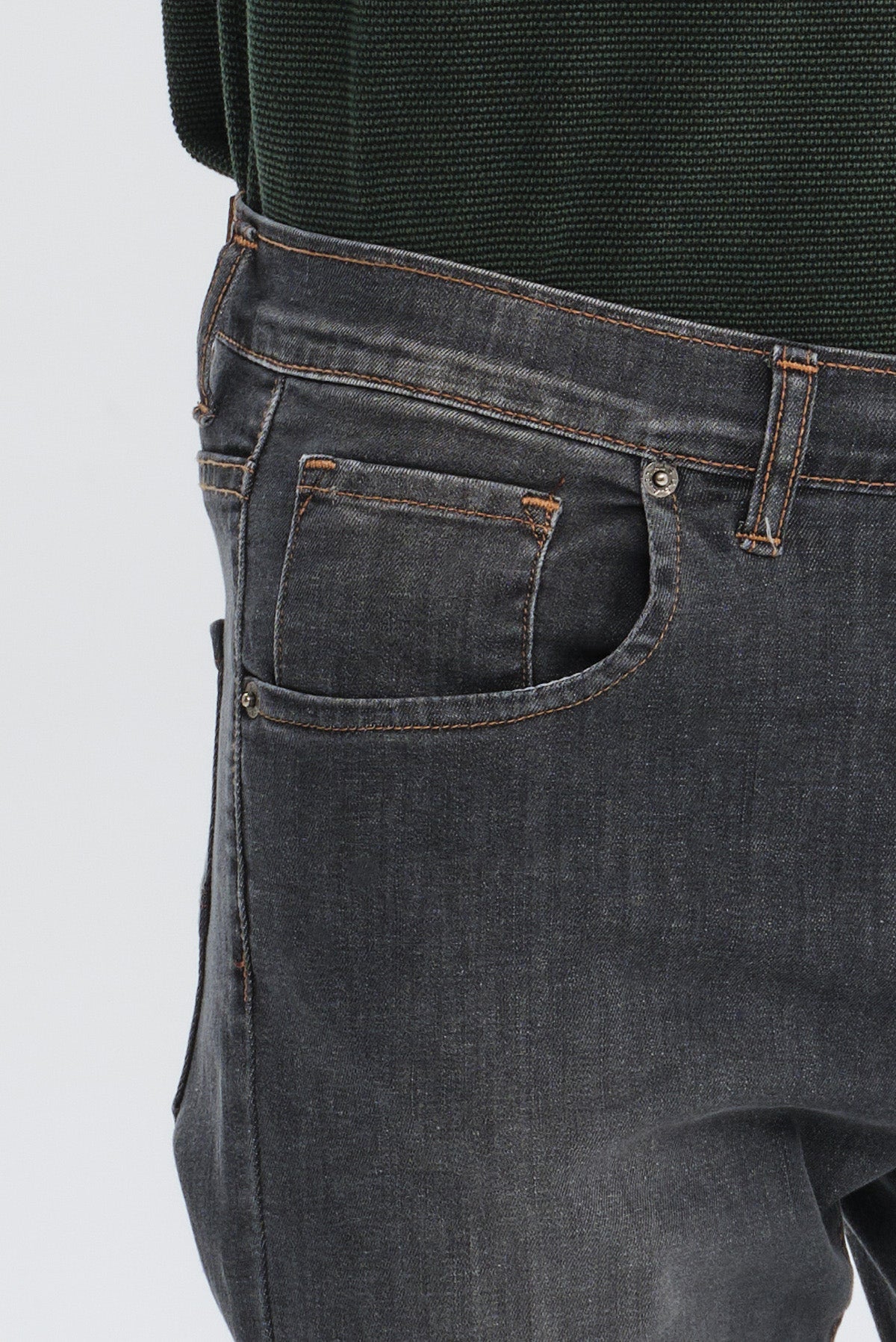 ΑΝΔΡΙΚΟ ΓΚΡΙ JEAN SLIM FIT PORTOBELLO'S