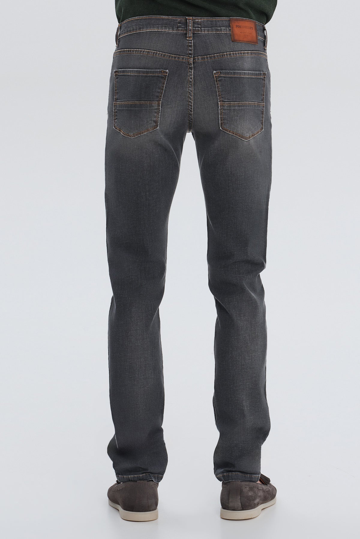 ΑΝΔΡΙΚΟ ΓΚΡΙ JEAN SLIM FIT PORTOBELLO'S