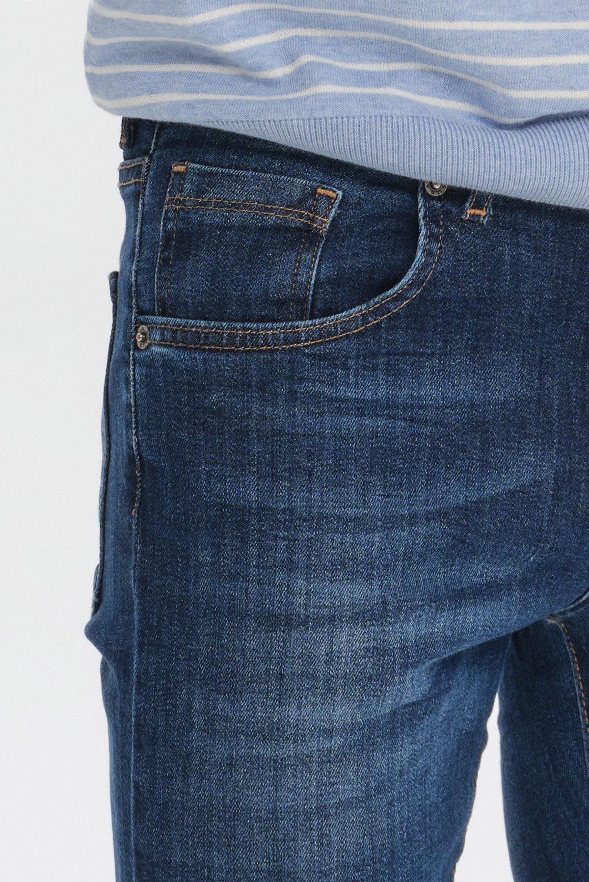 ΑΝΔΡΙΚΟ JEAN SLIM FIT PORTOBELLO'S ΜΕ ΤΕΧΝΗΤΗ ΦΘΟΡΑ