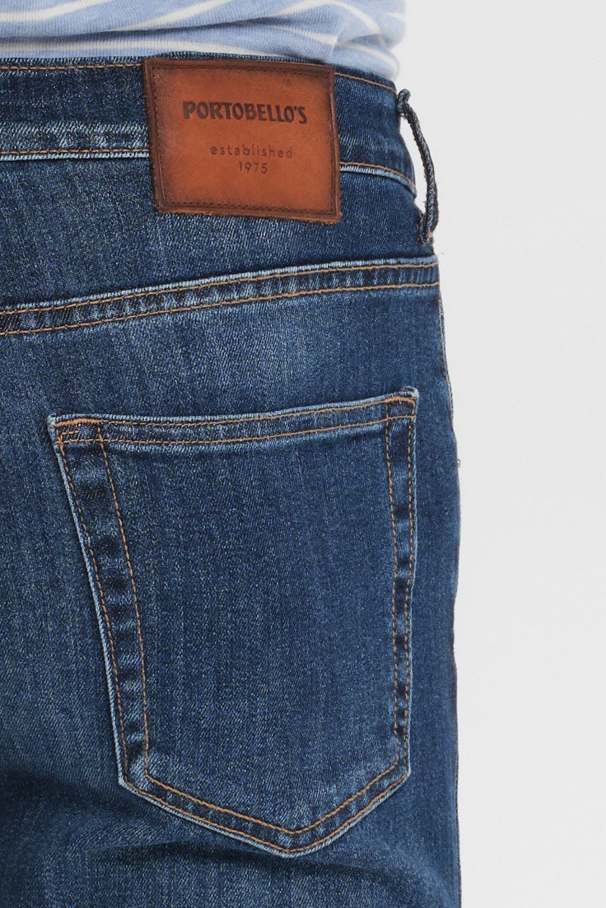 ΑΝΔΡΙΚΟ JEAN SLIM FIT PORTOBELLO'S ΜΕ ΤΕΧΝΗΤΗ ΦΘΟΡΑ