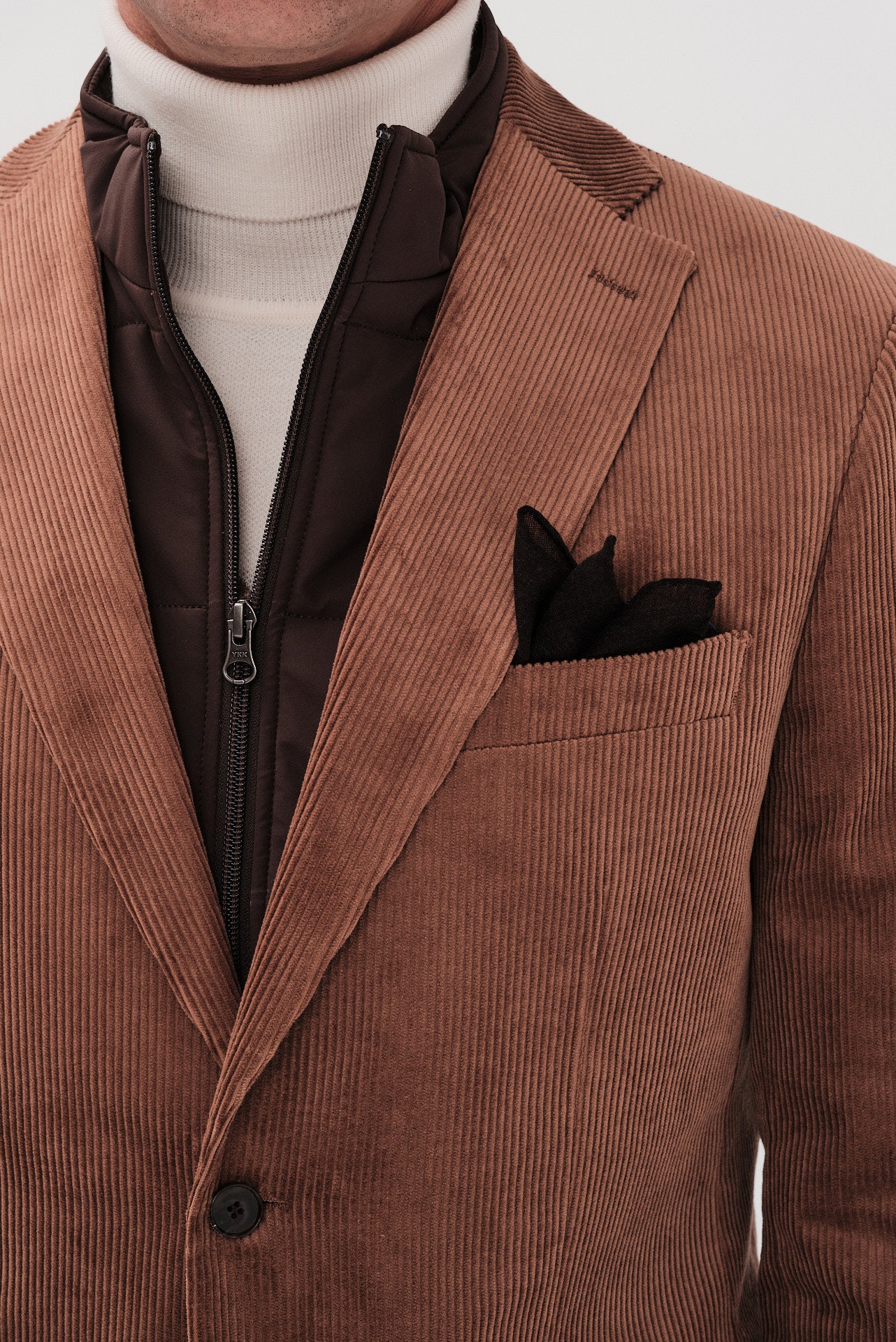 ΑΝΔΡΙΚΟ ΚΑΜΗΛΟ ΚΟΤΛΕ ΣΑΚΑΚΙ PORTOBELLO'S ΜΕ ΑΠΟΣΠΩΜΕΝΗ ΜΟΣΤΡΑ SLIM FIT