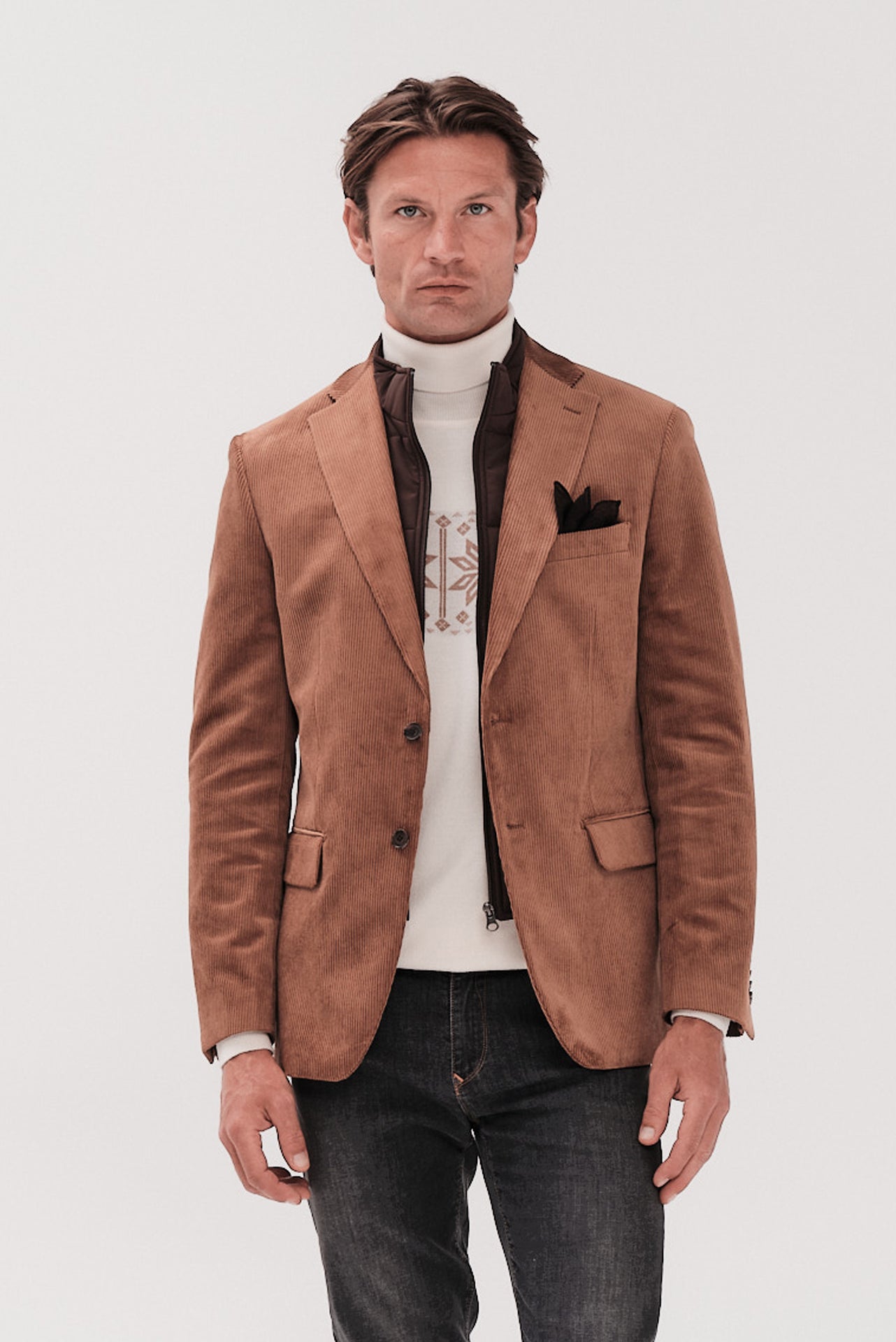 ΑΝΔΡΙΚΟ ΚΑΜΗΛΟ ΚΟΤΛΕ ΣΑΚΑΚΙ PORTOBELLO'S ΜΕ ΑΠΟΣΠΩΜΕΝΗ ΜΟΣΤΡΑ SLIM FIT