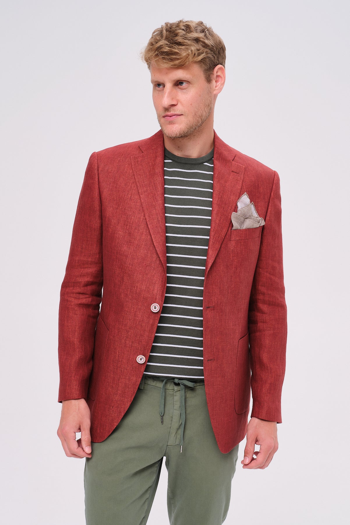 ΑΝΔΡΙΚΟ ΛΙΝΟ ΣΑΚΑΚΙ ΜΠΟΡΝΤΟ PORTOBELLO'S REGULAR FIT