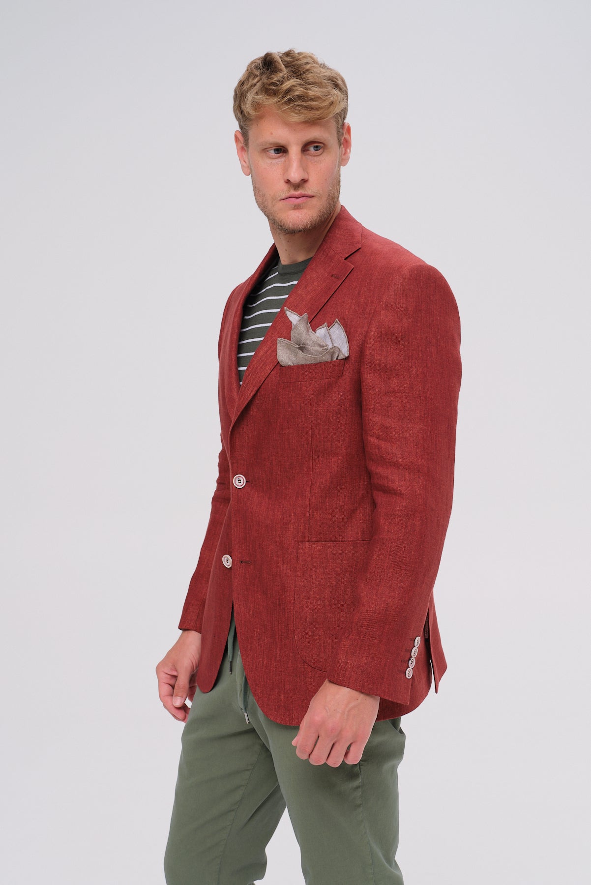 ΑΝΔΡΙΚΟ ΛΙΝΟ ΣΑΚΑΚΙ ΜΠΟΡΝΤΟ PORTOBELLO'S REGULAR FIT