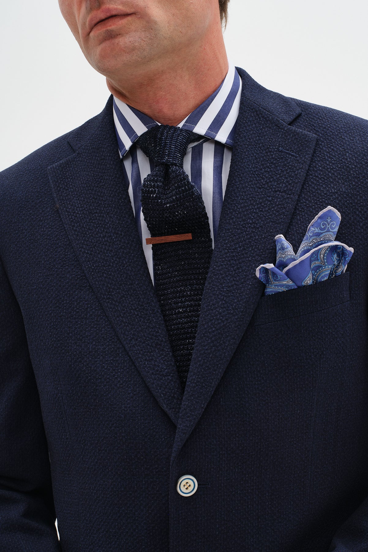 ΑΝΔΡΙΚΟ ΜΠΛΕ ΣΚΟΥΡΟ ΣΑΚΑΚΙ PORTOBELLO'S SLIM FIT