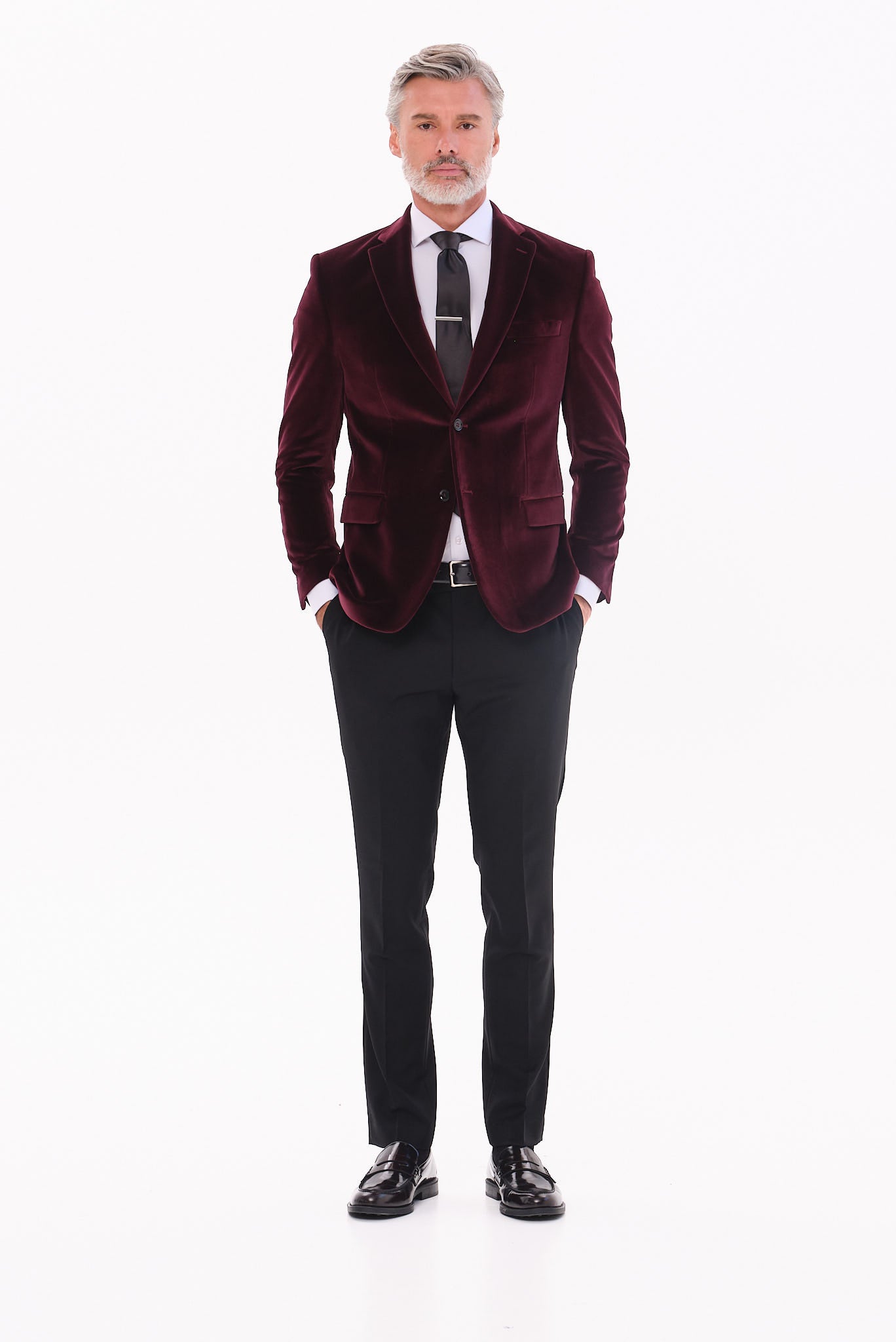 ΑΝΔΡΙΚΟ ΜΠΟΡΝΤΟ ΒΕΛΟΥΔΙΝΟ ΣΑΚΑΚΙ SLIM FIT