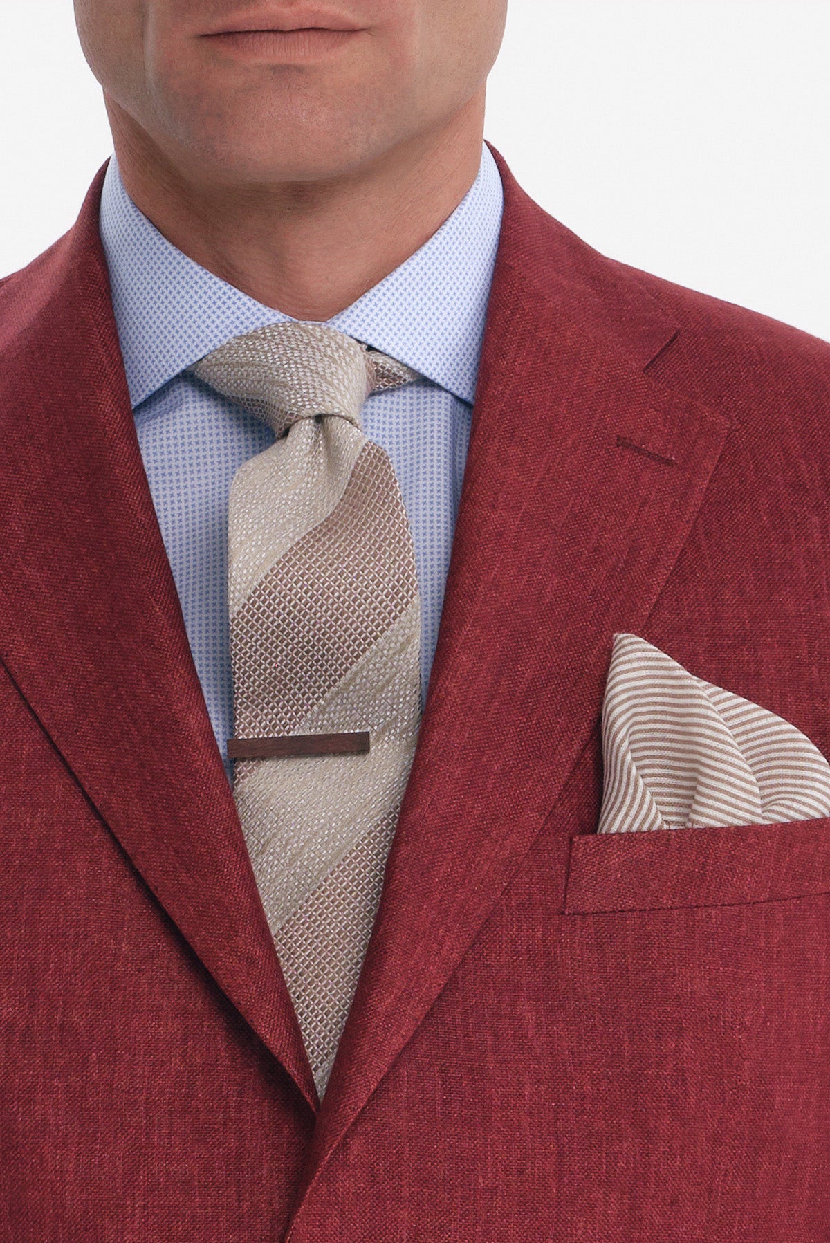 ΑΝΔΡΙΚΟ ΜΠΟΡΝΤΟ ΛΙΝΟ ΣΑΚΑΚΙ SLIM FIT PORTOBELLO'S ΣΕ ΥΦΑΣΜΑ ANGELICO