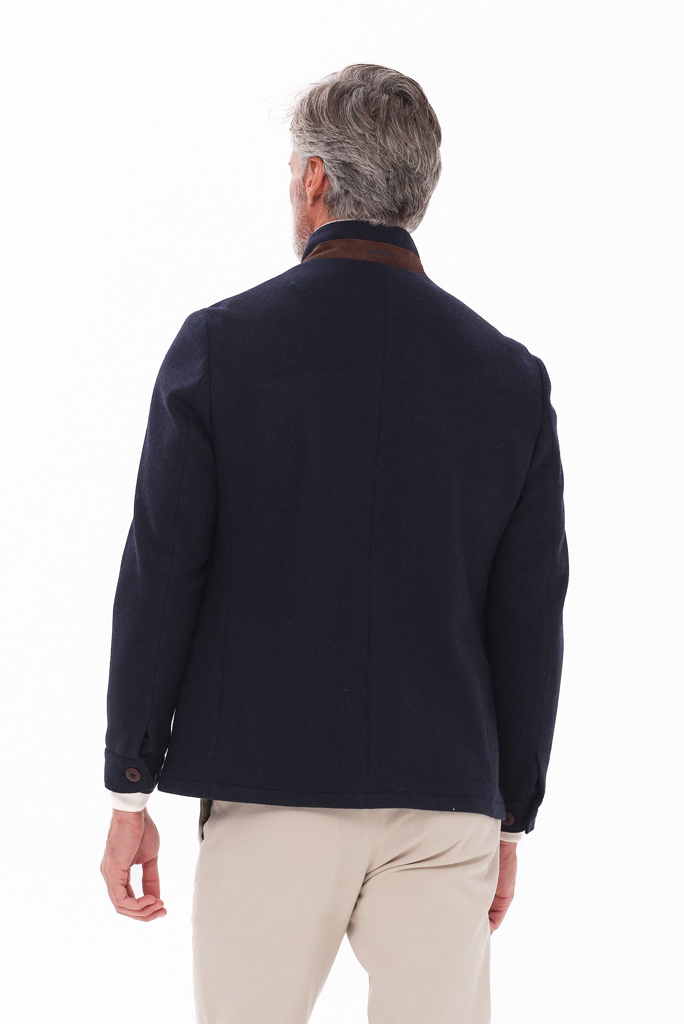 ΑΝΔΡΙΚΟ ΜΠΛΕ ΣΑΚΑΚΙ PORTOBELLO'S ΜΕ ΟΡΘΙΟ ΓΙΑΚΑ REGULAR FIT