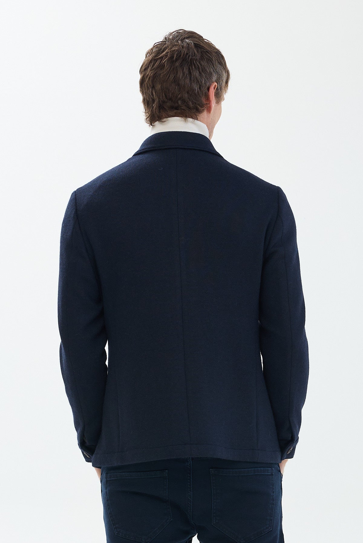 ΑΝΔΡΙΚΟ ΚΟΜΨΟ ΜΠΛΕ ΣΚΟΥΡΟ ΣΑΚΑΚΙ PORTOBELLO'S REGULAR FIT