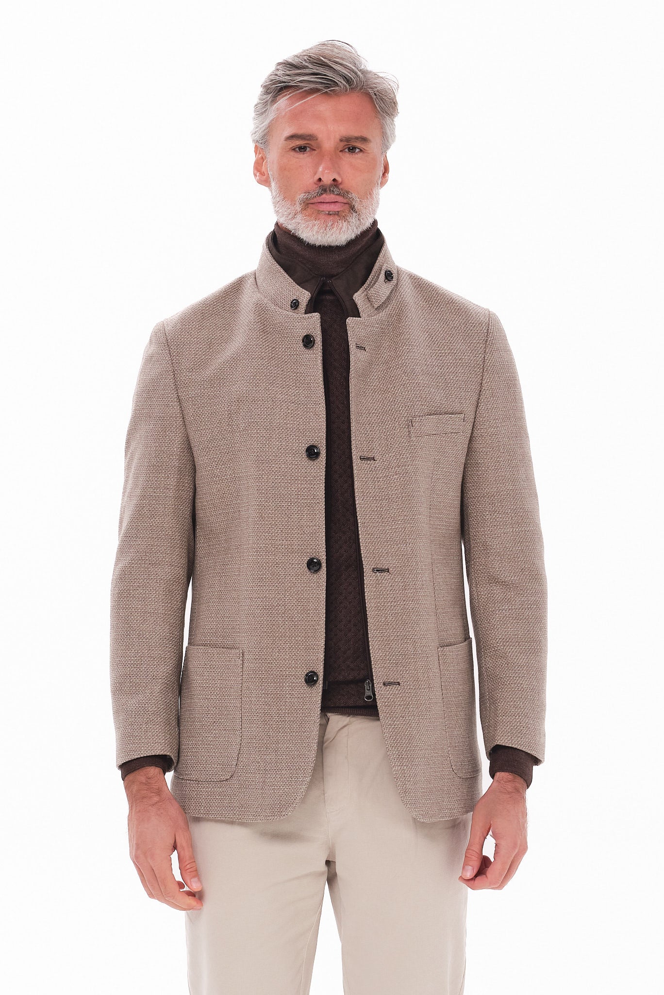 JACKET MAO SLIM WITH VEST