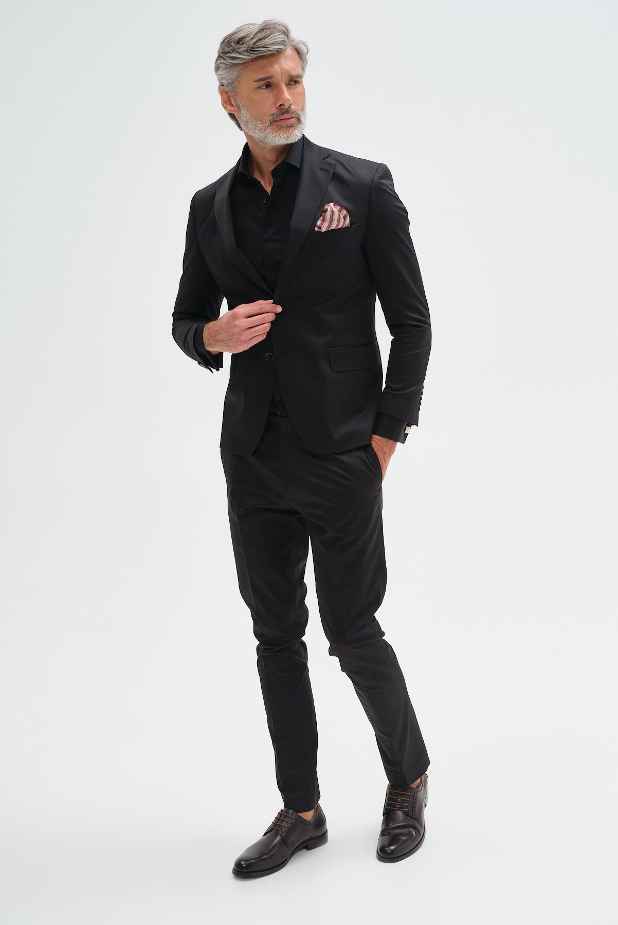 ΑΝΔΡΙΚΟ ΜΑΥΡΟ ΚΟΣΤΟΥΜΙ PORTOBELLO'S SLIM FIT SONDRIO