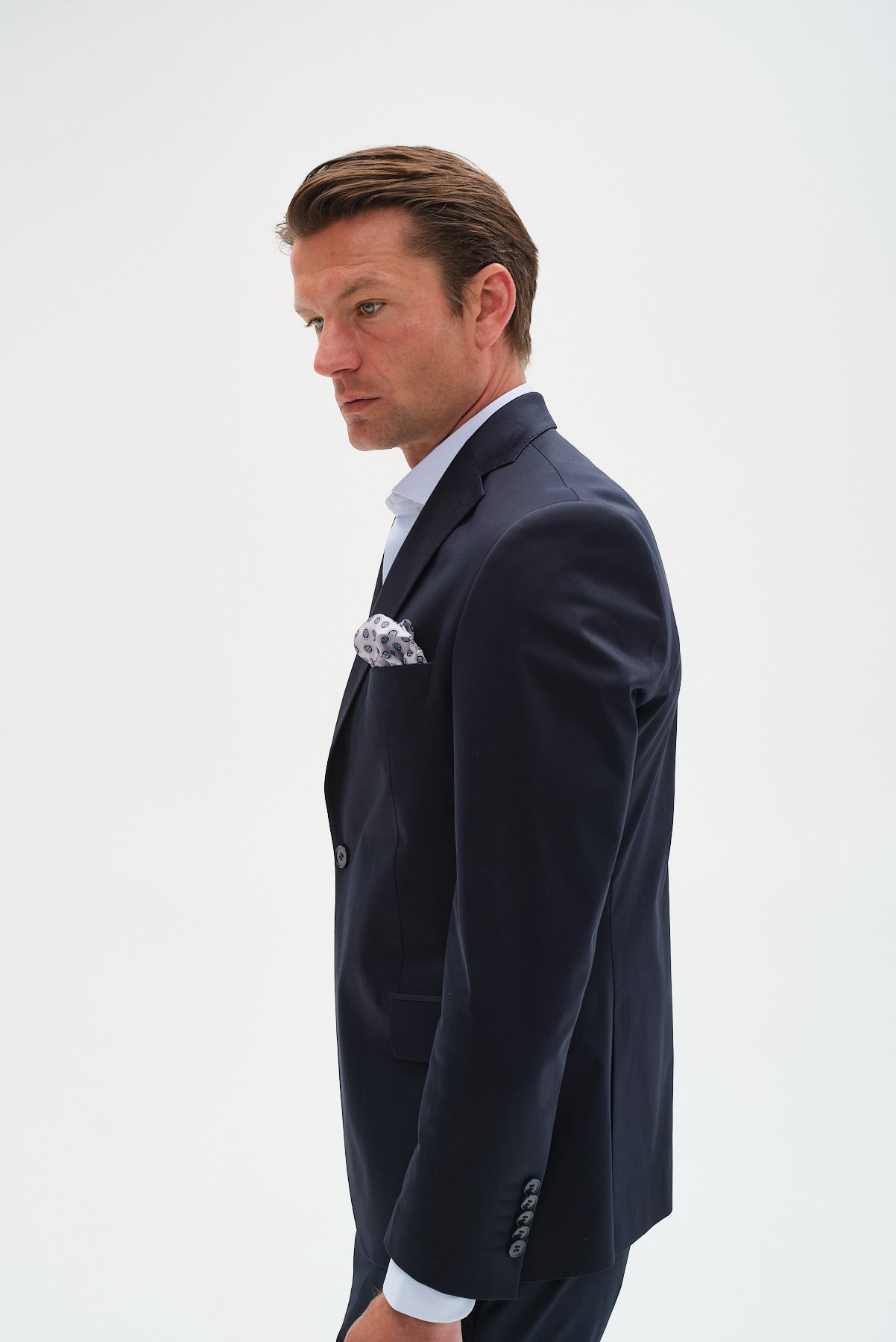 ΑΝΔΡΙΚΟ ΜΠΛΕ ΚΟΣΤΟΥΜΙ PORTOBELLO'S SLIM FIT SONDRIO