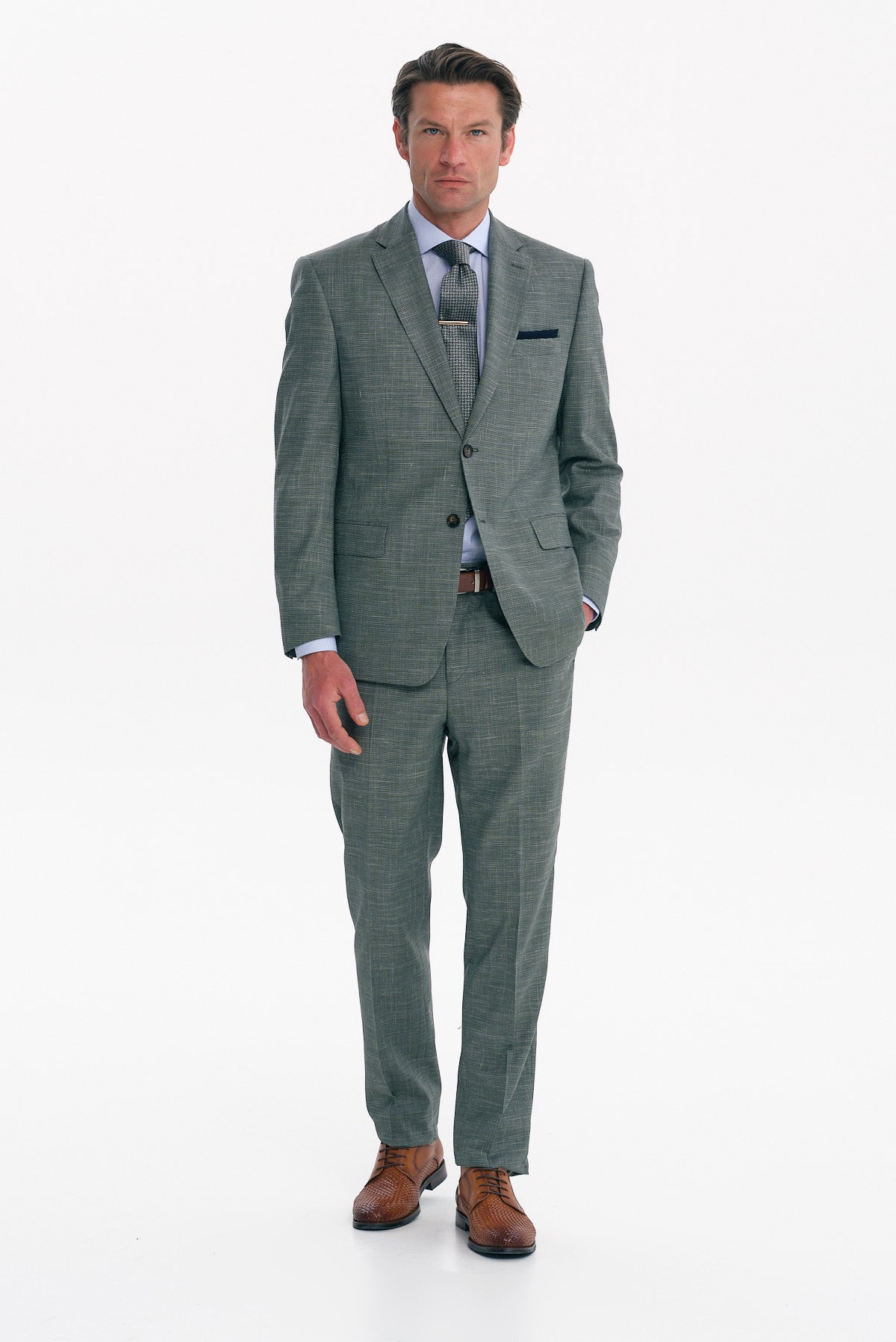 ΑΝΔΡΙΚΟ ΚΟΣΤΟΥΜΙ SLIM FIT ΣΕ ΠΡΑΣΙΝΟ ΧΡΩΜΑ PORTOBELLO'S