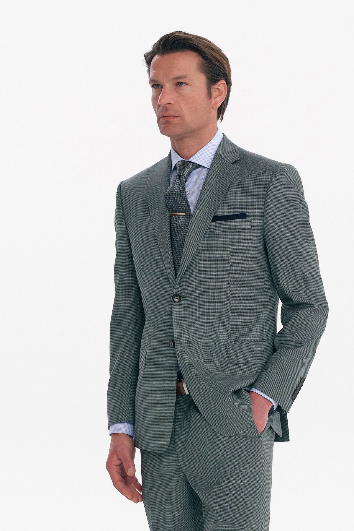 ΑΝΔΡΙΚΟ ΚΟΣΤΟΥΜΙ SLIM FIT ΣΕ ΠΡΑΣΙΝΟ ΧΡΩΜΑ PORTOBELLO'S