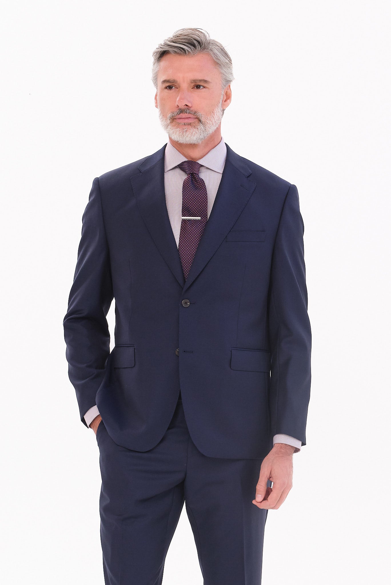 ΑΝΔΡΙΚΟ ΜΑΛΛΙΝΟ ΚΟΣΤΟΥΜΙ PORTOBELLO'S ΣΕ ΜΠΛΕ ΧΡΩΜΑ REGULAR FIT