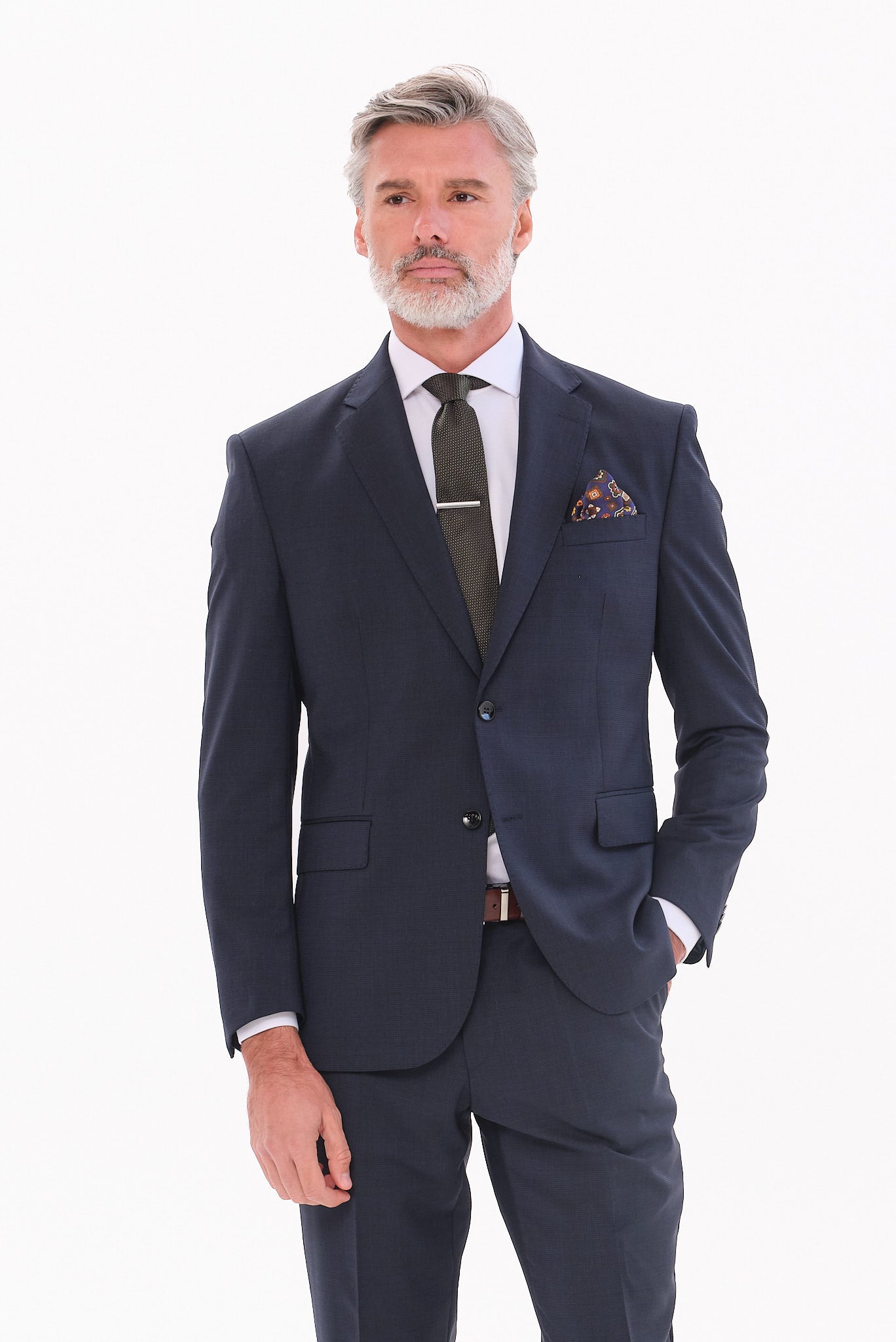 ΑΝΔΡΙΚΟ ΜΠΛΕ ΜΑΛΛΙΝΟ ΚΟΣΤΟΥΜΙ PORTOBELLO'S REGULAR FIT