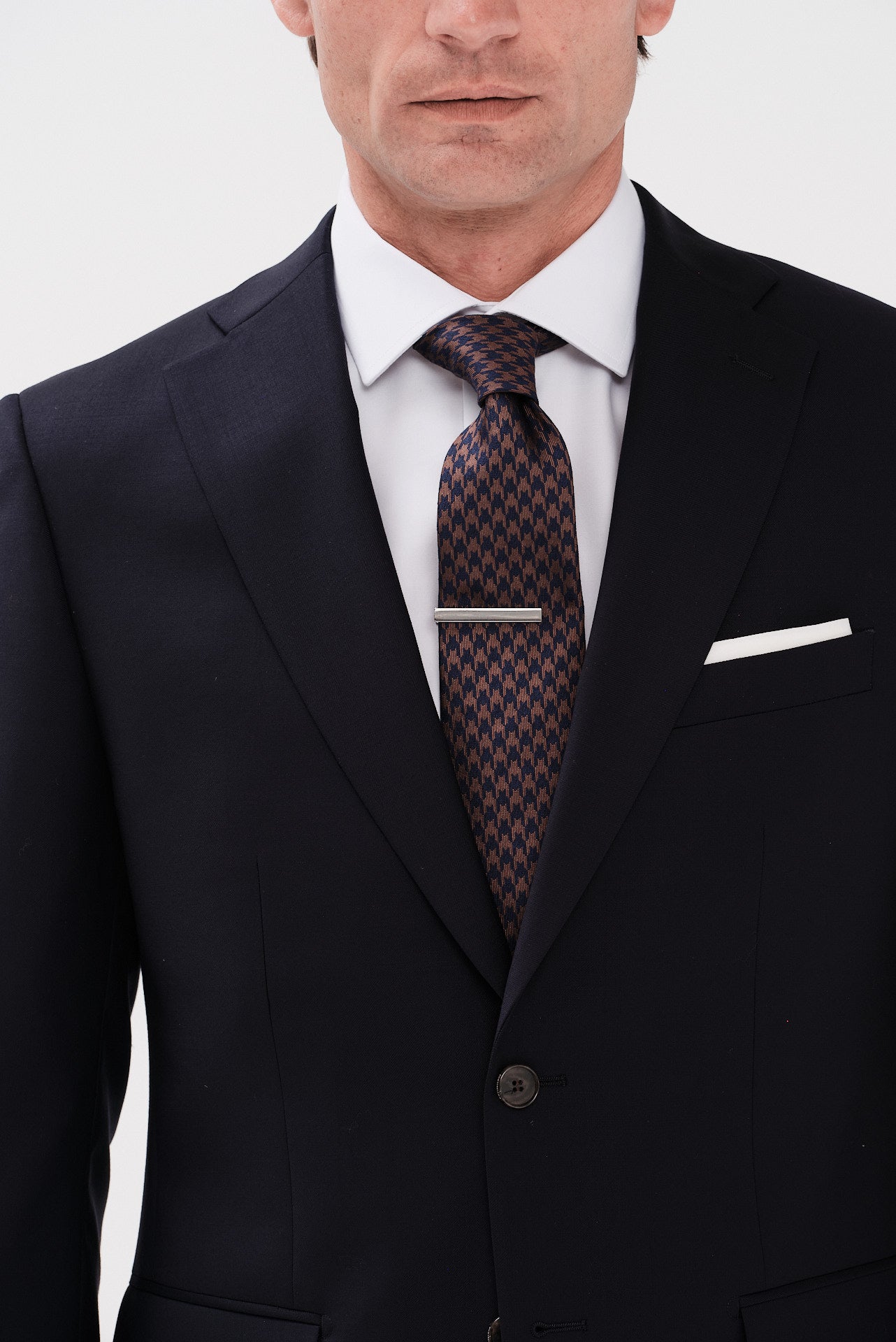 ΑΝΔΡΙΚΟ ΜΠΛΕ ΣΚΟΥΡΟ ΜΑΛΛΙΝΟ ΚΟΣΤΟΥΜΙ PORTOBELLO'S SLIM FIT