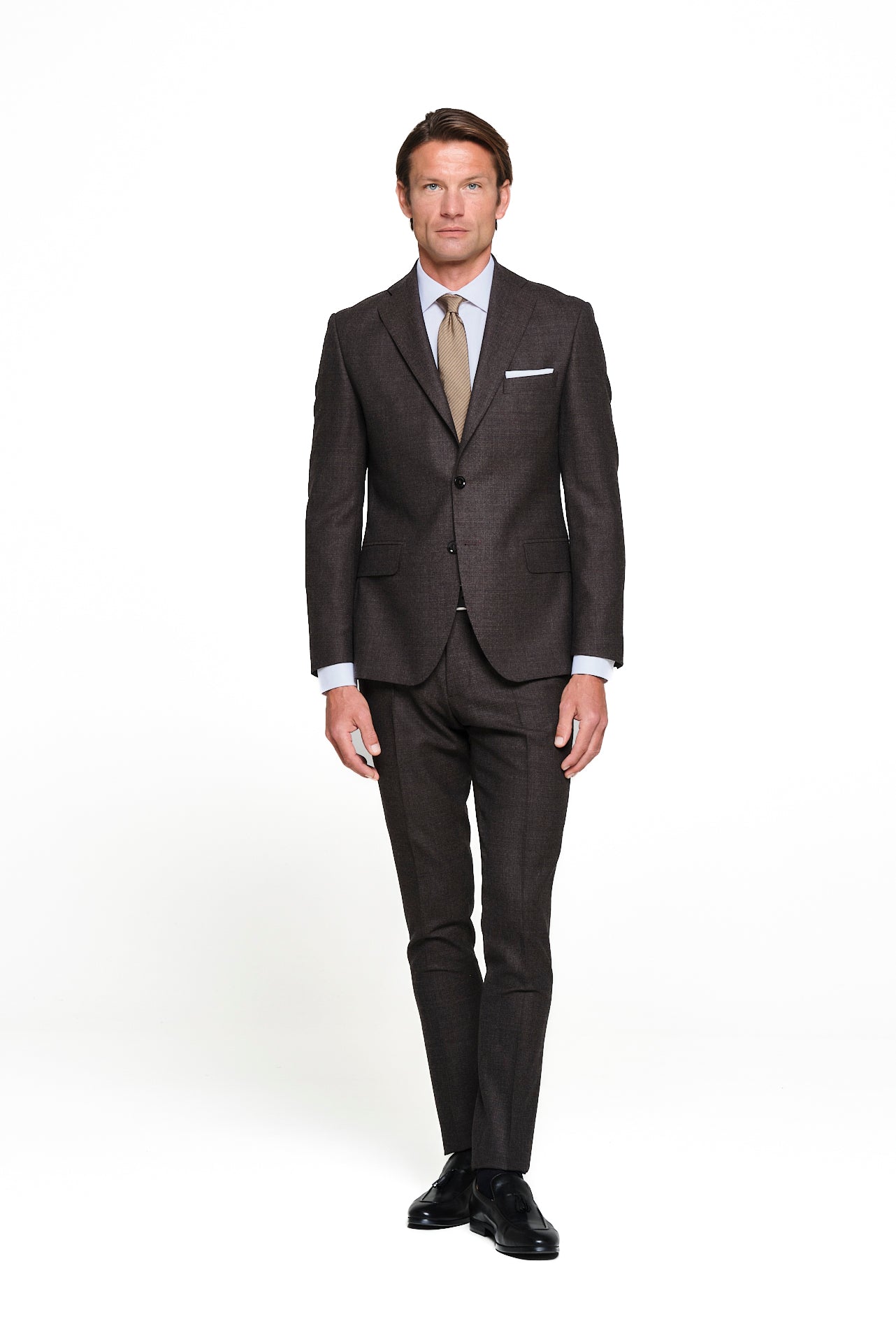 ΑΝΔΡΙΚΟ ΚΑΦΕ ΚΟΣΤΟΥΜΙ VITALE BARBERIS CANONICO SLIM FIT PORTOBELLO'S