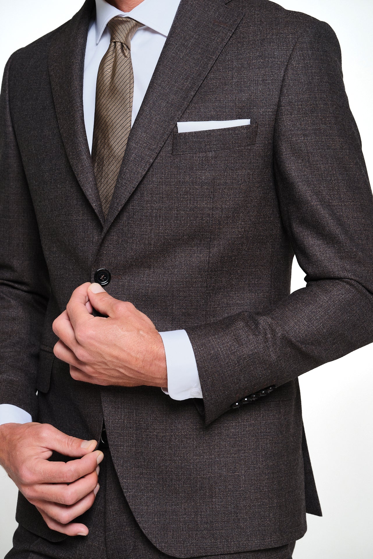 ΑΝΔΡΙΚΟ ΚΑΦΕ ΚΟΣΤΟΥΜΙ VITALE BARBERIS CANONICO SLIM FIT PORTOBELLO'S