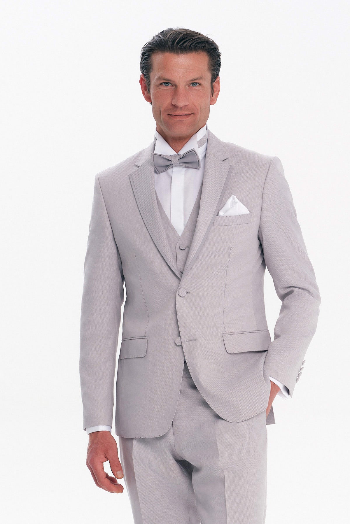 ΑΝΔΡΙΚΟ ΓΚΡΙ ΑΝΟΙΚΤΟ ΚΟΣΤΟΥΜΙ ΓΑΜΠΡΙΑΤΙΚΟ ΣΕΤ SLIM FIT PORTOBELLO'S