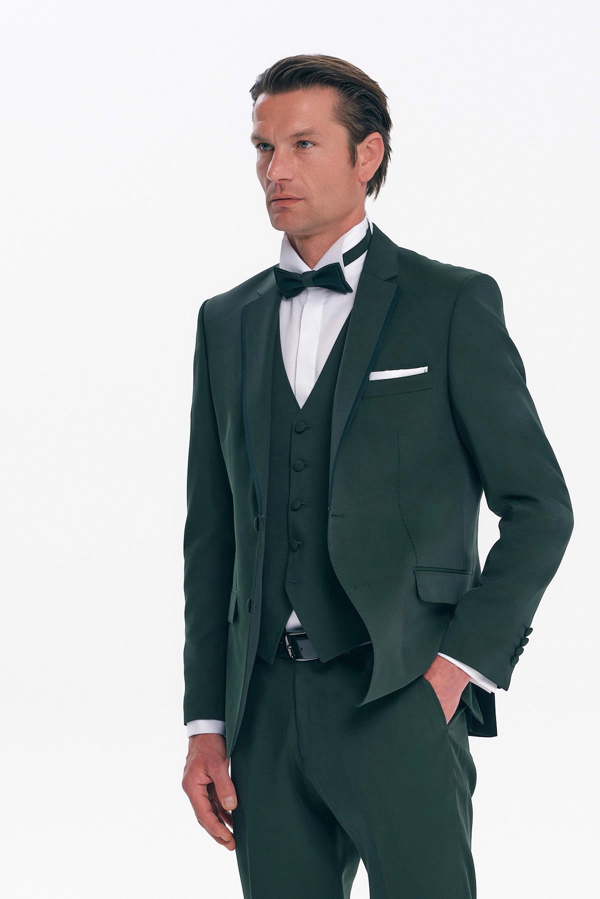 ΑΝΔΡΙΚΟ ΠΡΑΣΙΝΟ ΚΟΣΤΟΥΜΙ SLIM FIT - ΓΑΜΠΡΙΑΤΙΚΟ ΣΕΤ PORTOBELLO'S