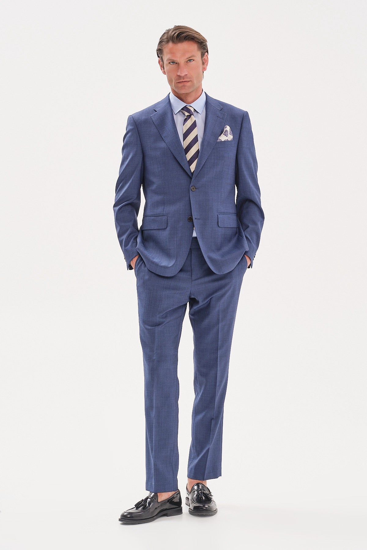 ΑΝΔΡΙΚΟ ΡΑΦ ΚΟΣΤΟΥΜΙ PORTOBELLO'S REGULAR FIT SUPER 120