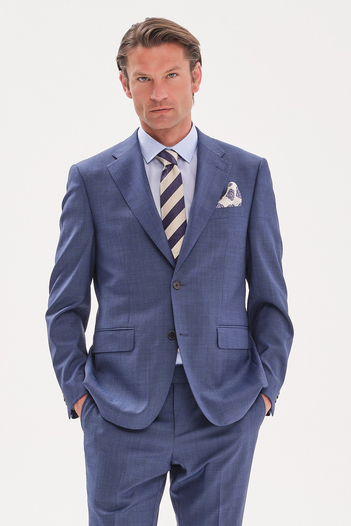 ΑΝΔΡΙΚΟ ΡΑΦ ΚΟΣΤΟΥΜΙ PORTOBELLO'S REGULAR FIT SUPER 120