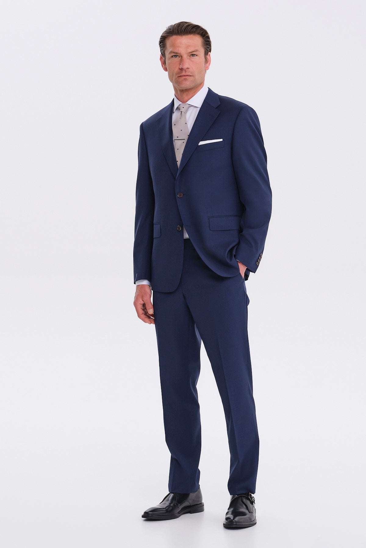 ΑΝΔΡΙΚΟ ΜΠΛΕ ΚΟΣΤΟΥΜΙ S 1OO'S REGULAR FIT PORTOBELLO'S