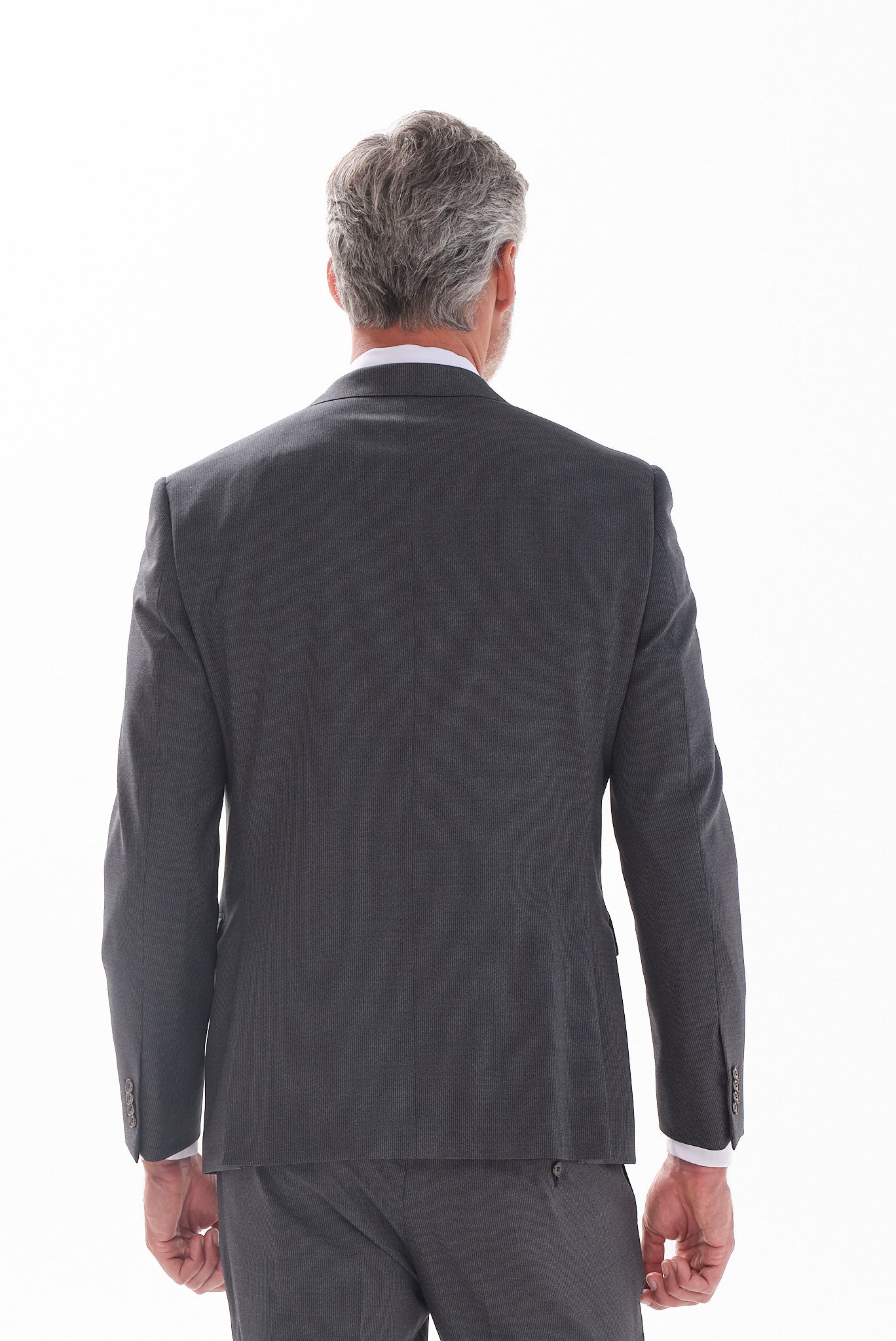 ΑΝΔΡΙΚΟ ΜΑΛΛΙΝΟ ΓΚΡΙ ΣΚΟΥΡΟ ΚΟΣΤΟΥΜΙ PORTOBELLO'S REGULAR FIT