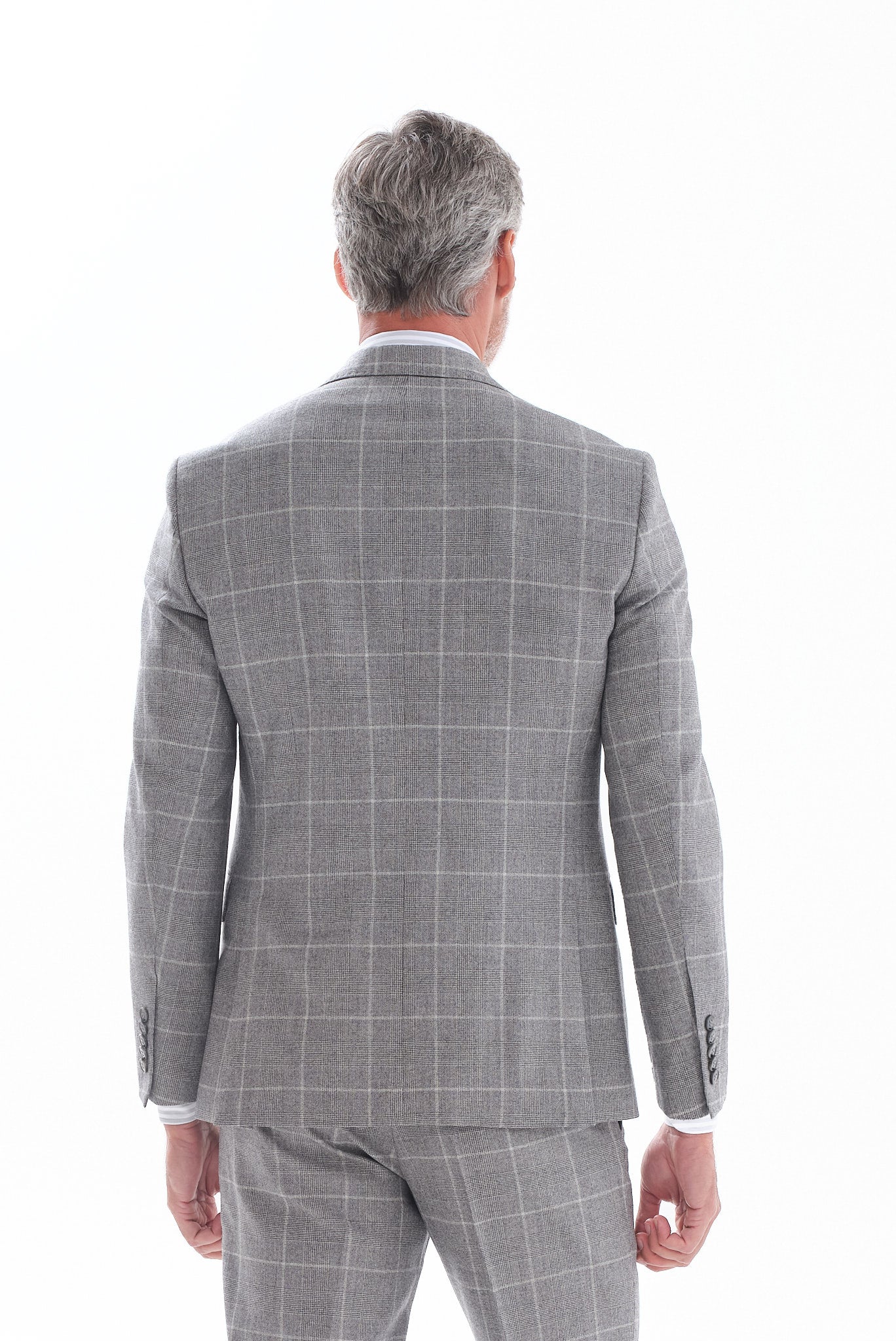 ΑΝΔΡΙΚΟ ΚΑΡΟ ΜΑΛΛΙΝΟ DRAGO ΚΟΣΤΟΥΜΙ PORTOBELLO'S SLIM FIT ΣΕ ΓΚΡΙ ΑΝΟΙΧΤΟ