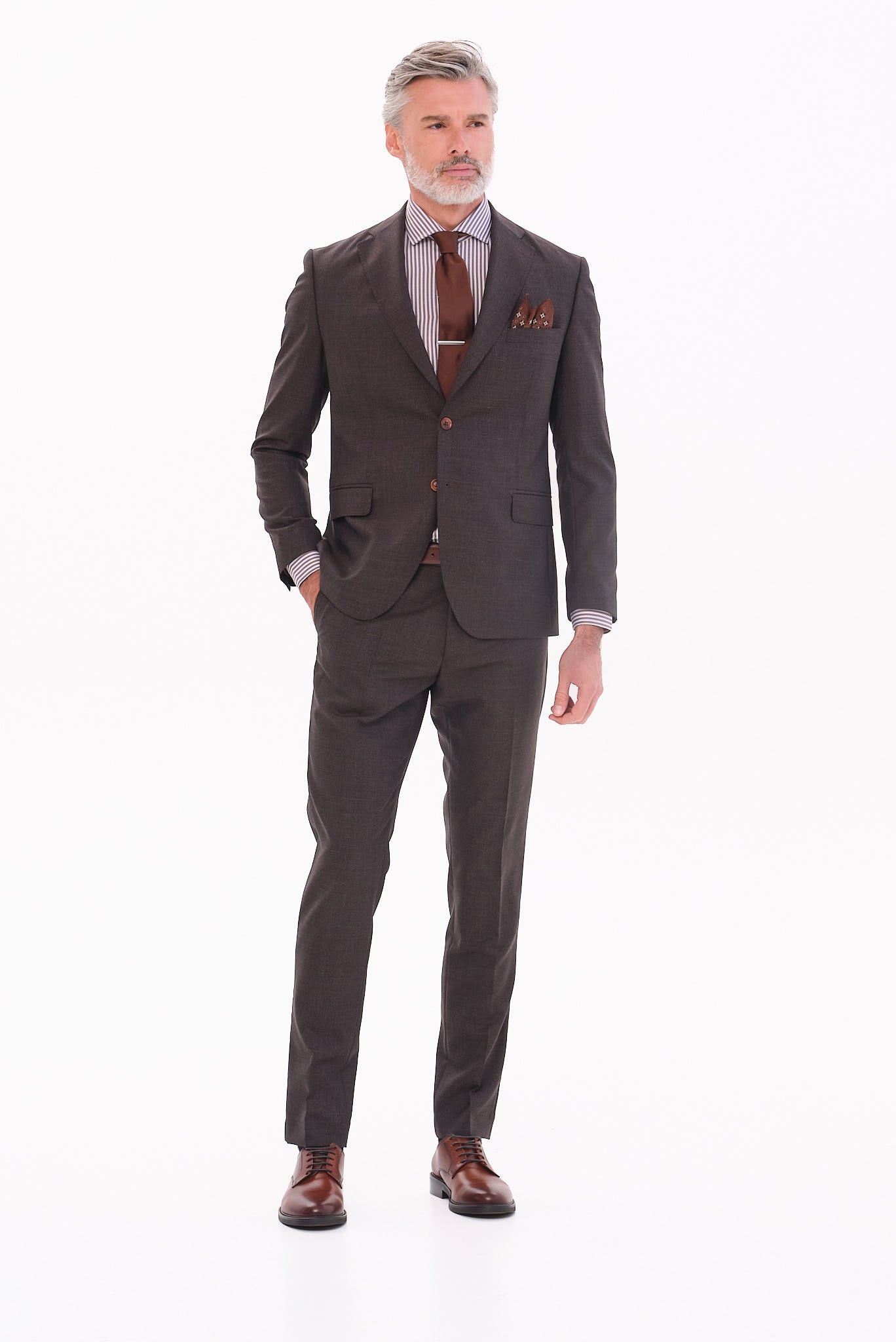 ΑΝΔΡΙΚΟ ΚΑΦΕ ΚΟΣΤΟΥΜΙ VITALE BARBERIS CANONICO SLIM FIT PORTOBELLO'S