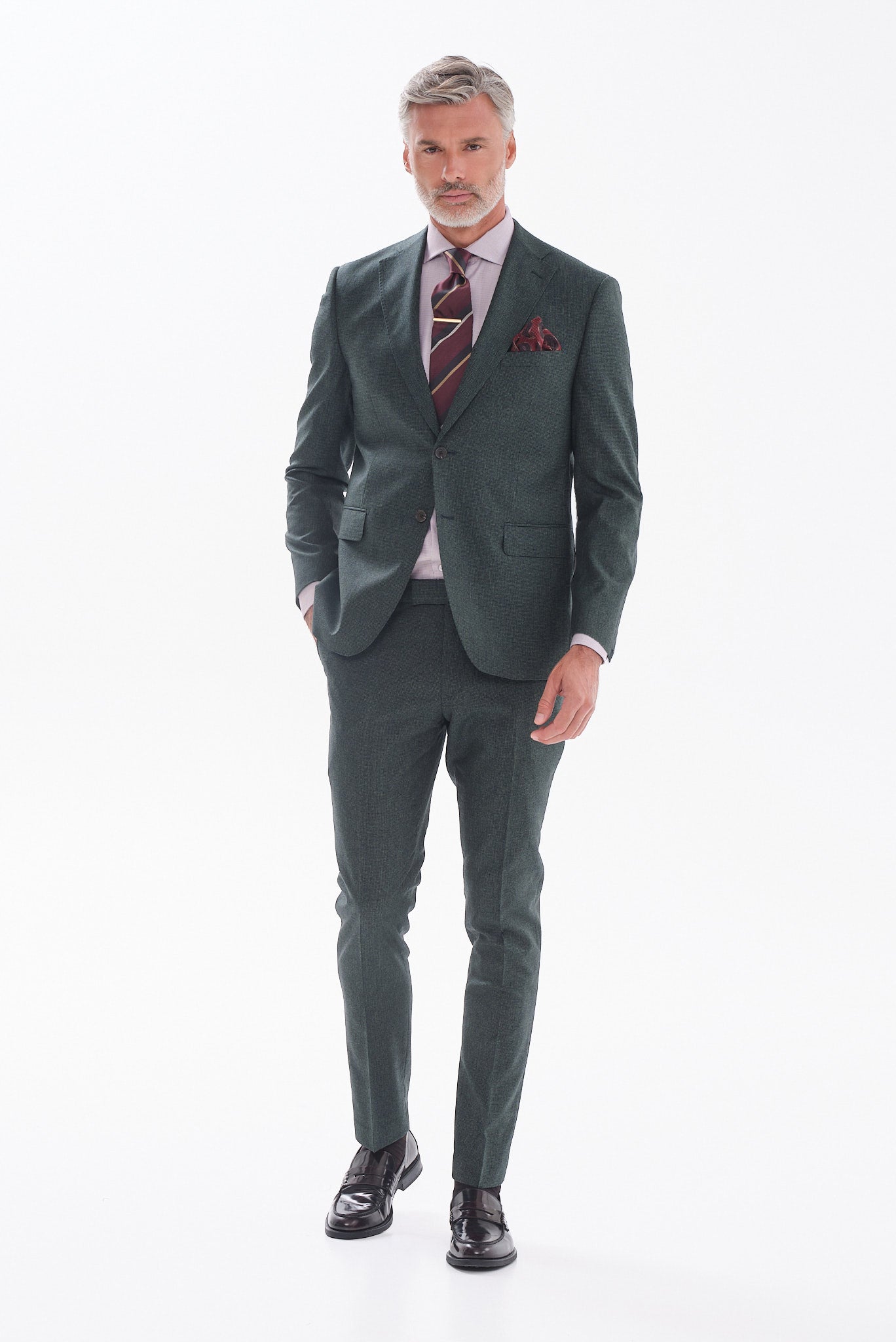 ΑΝΔΡΙΚΟ ΛΑΔΙ ΜΑΛΛΙΝΟ ΚΟΣΤΟΥΜΙ PORTOBELLO'S SLIM FIT