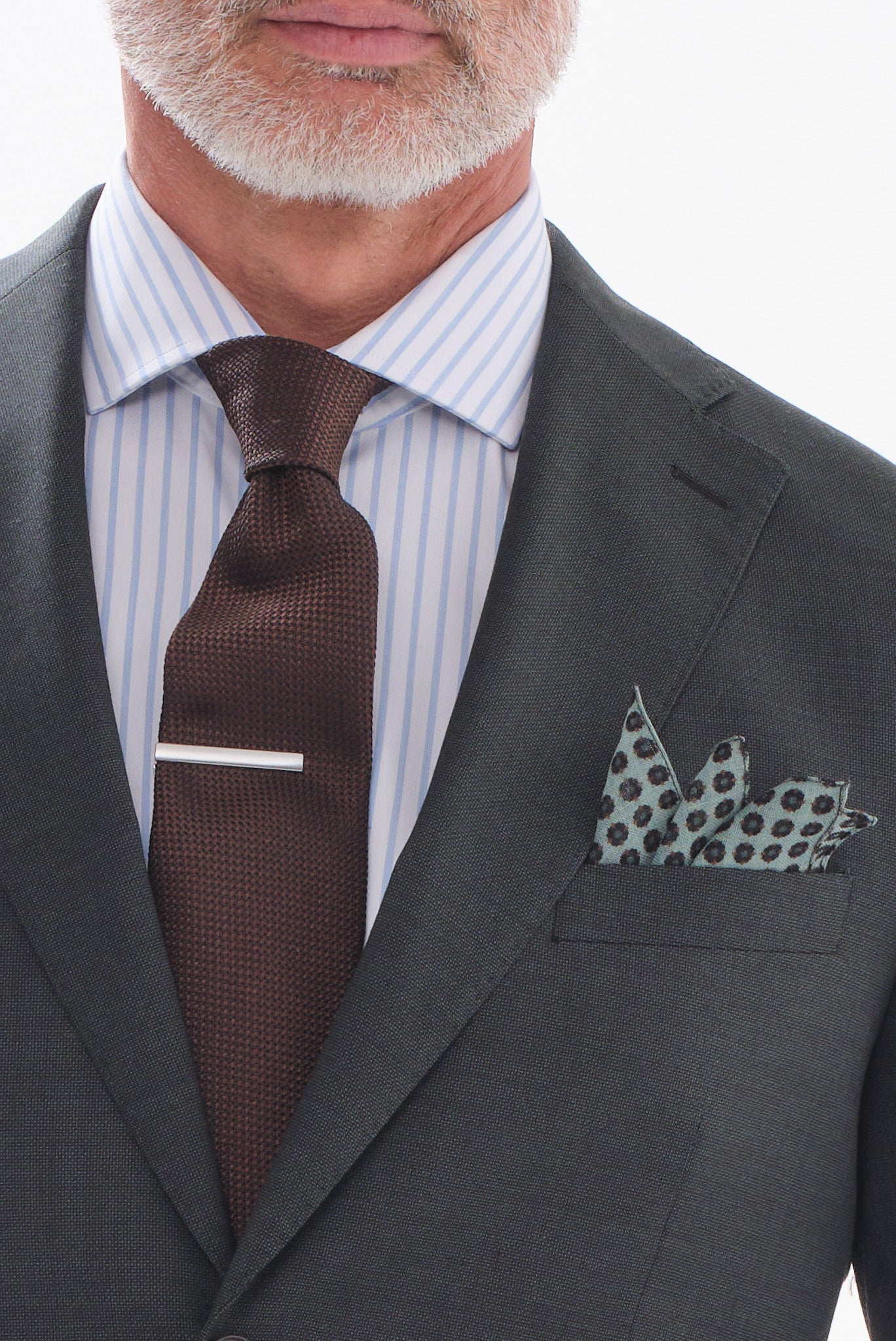 ΑΝΔΡΙΚΟ ΜΑΛΛΙΝΟ ΚΟΣΤΟΥΜΙ PORTOBELLO'S SLIM FIT ΣΕ ΛΑΔΙ ΧΡΩΜΑ